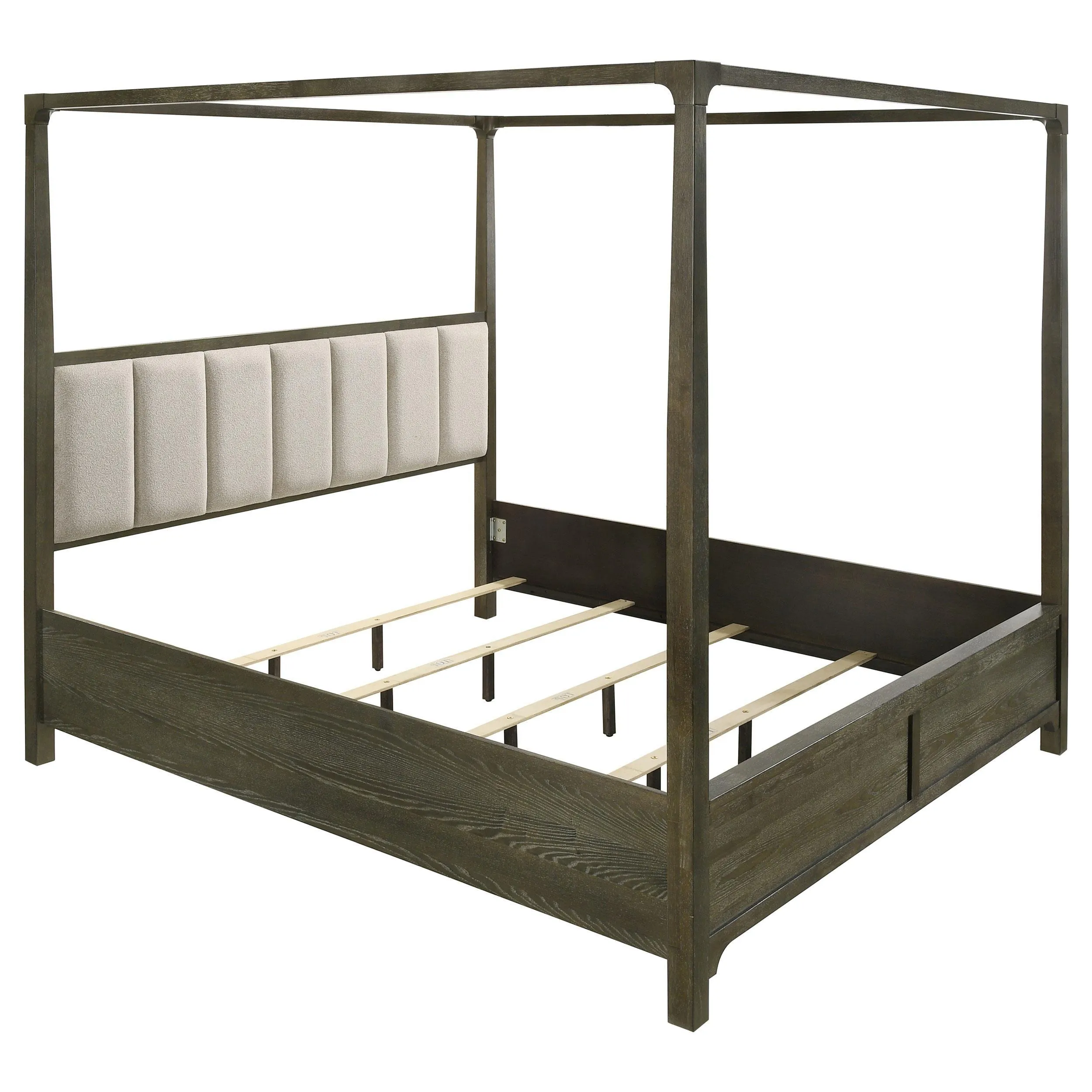 Gran Park Dark Cocoa Queen Four Poster Canopy Bed - Image 3