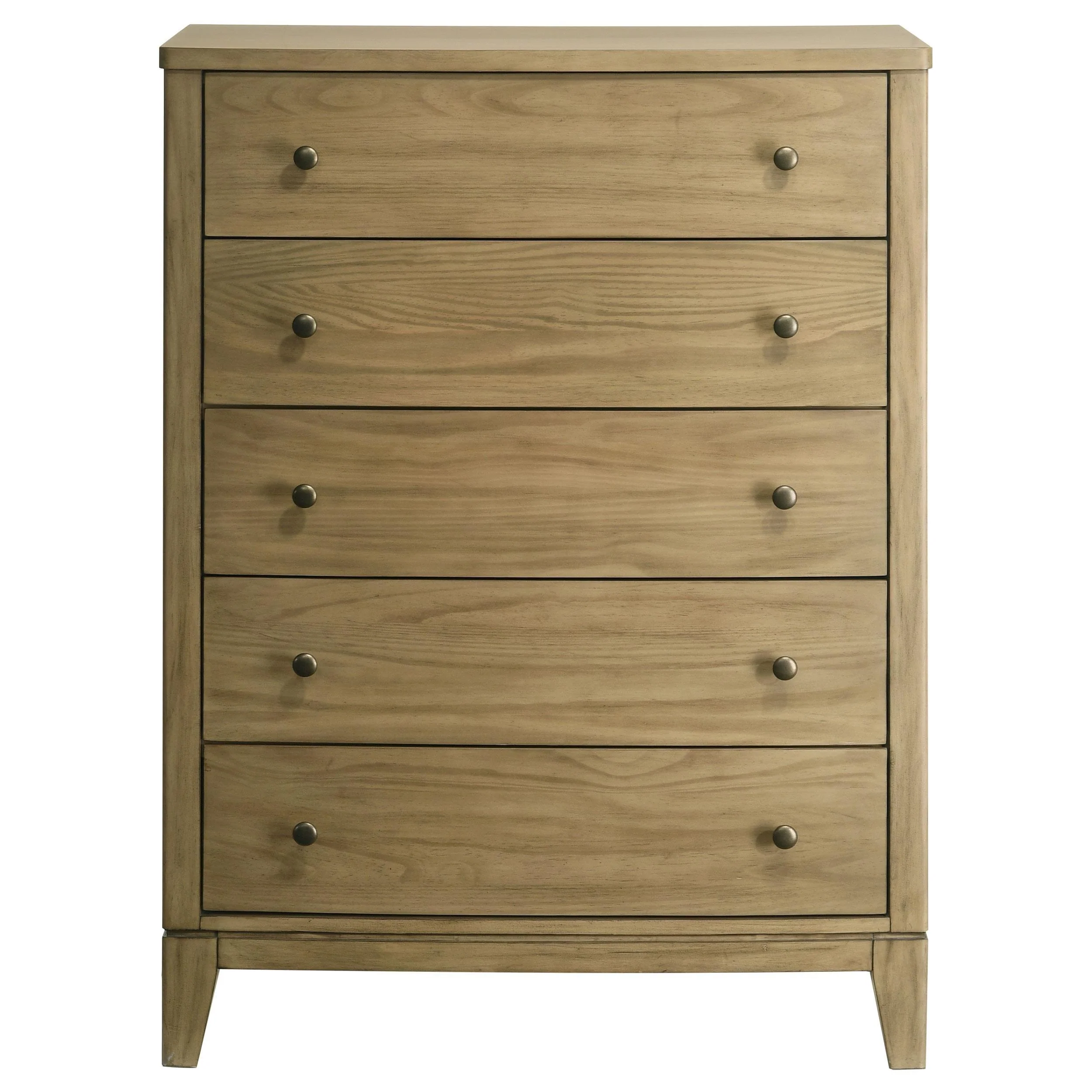 Granada 5-drawer Bedroom Chest of Drawers Natural Pine - Image 2