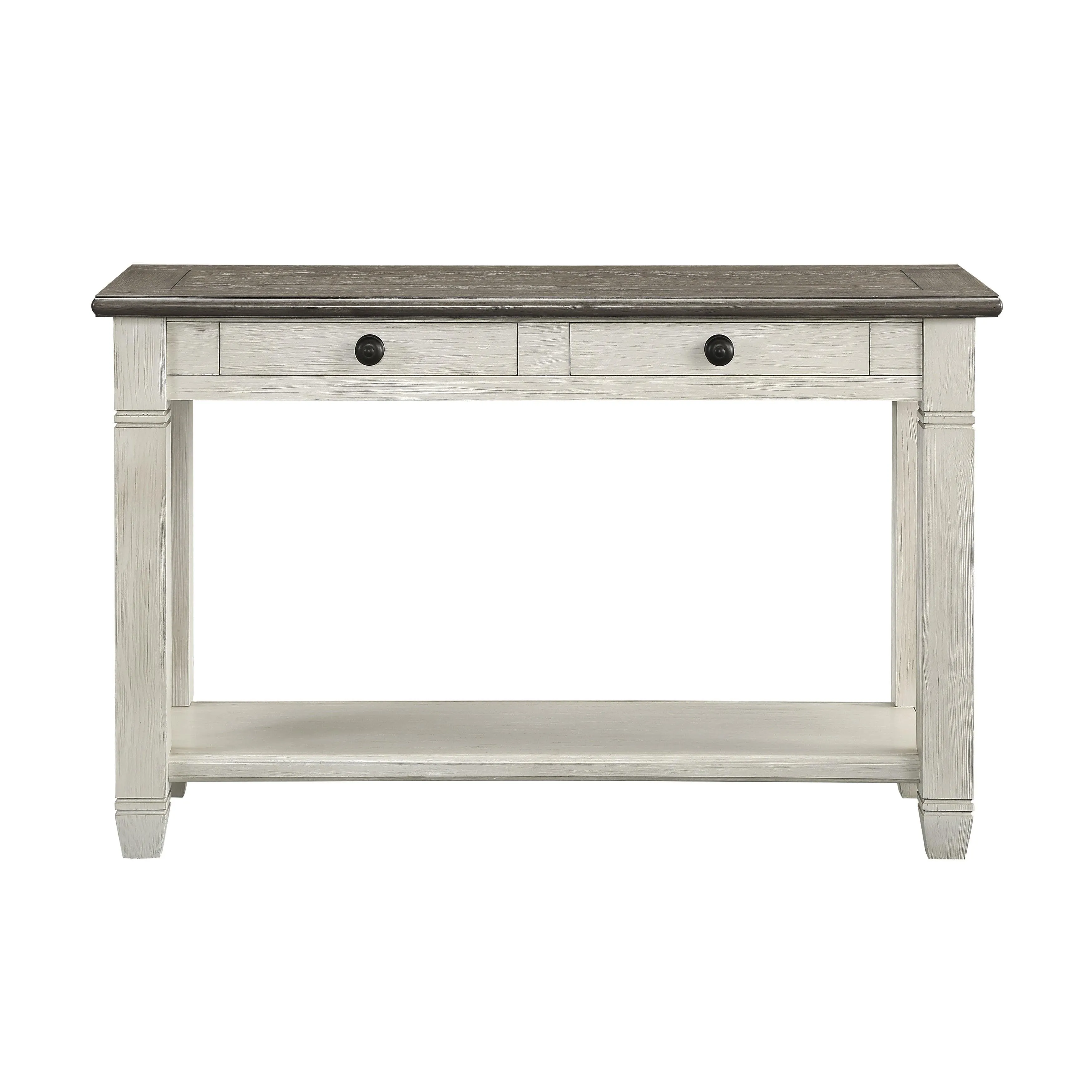 Granby Antique White Sofa Table - Image 3