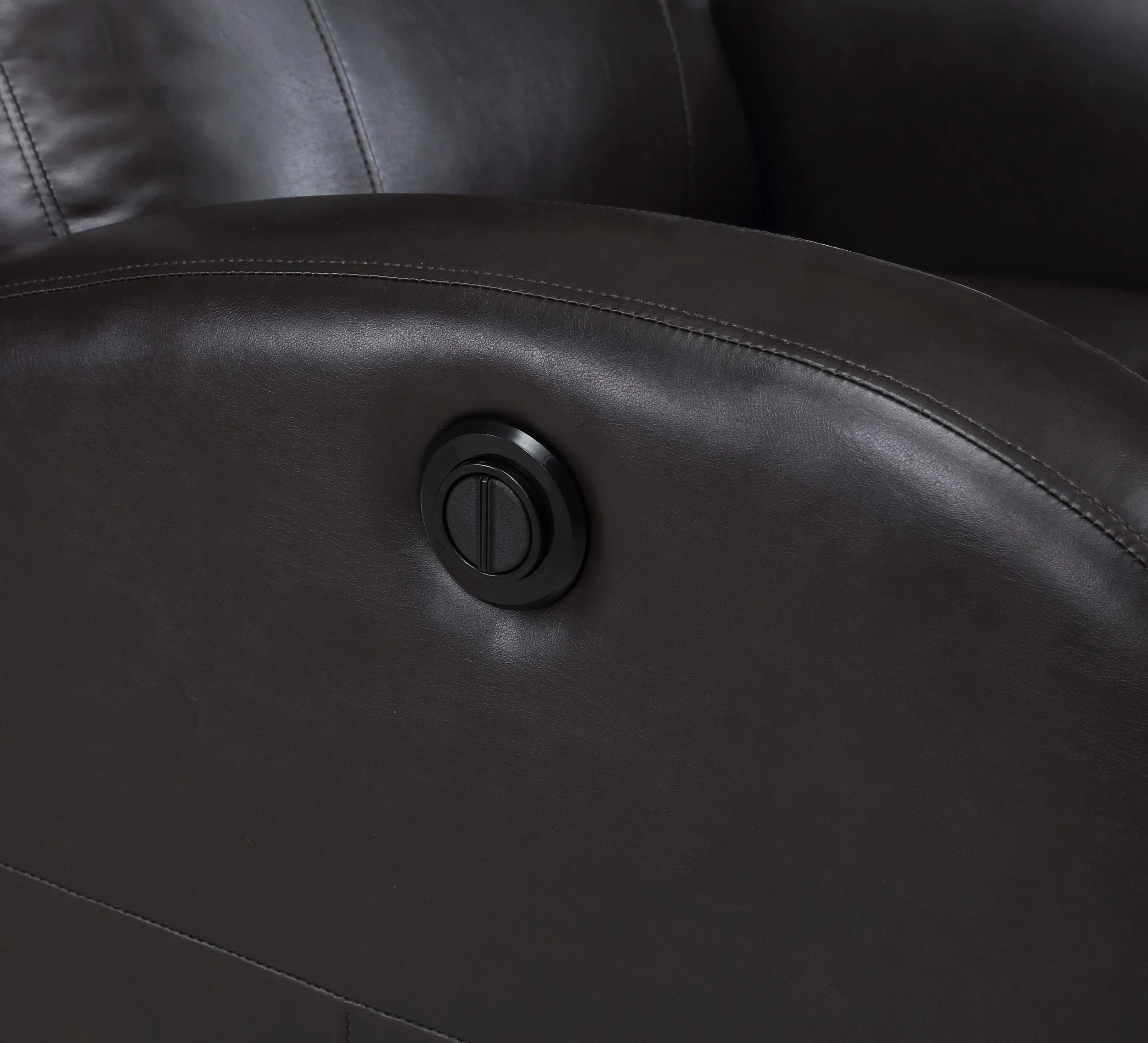 Grant Brown Upholstered Power Recliner Chair - Image 7