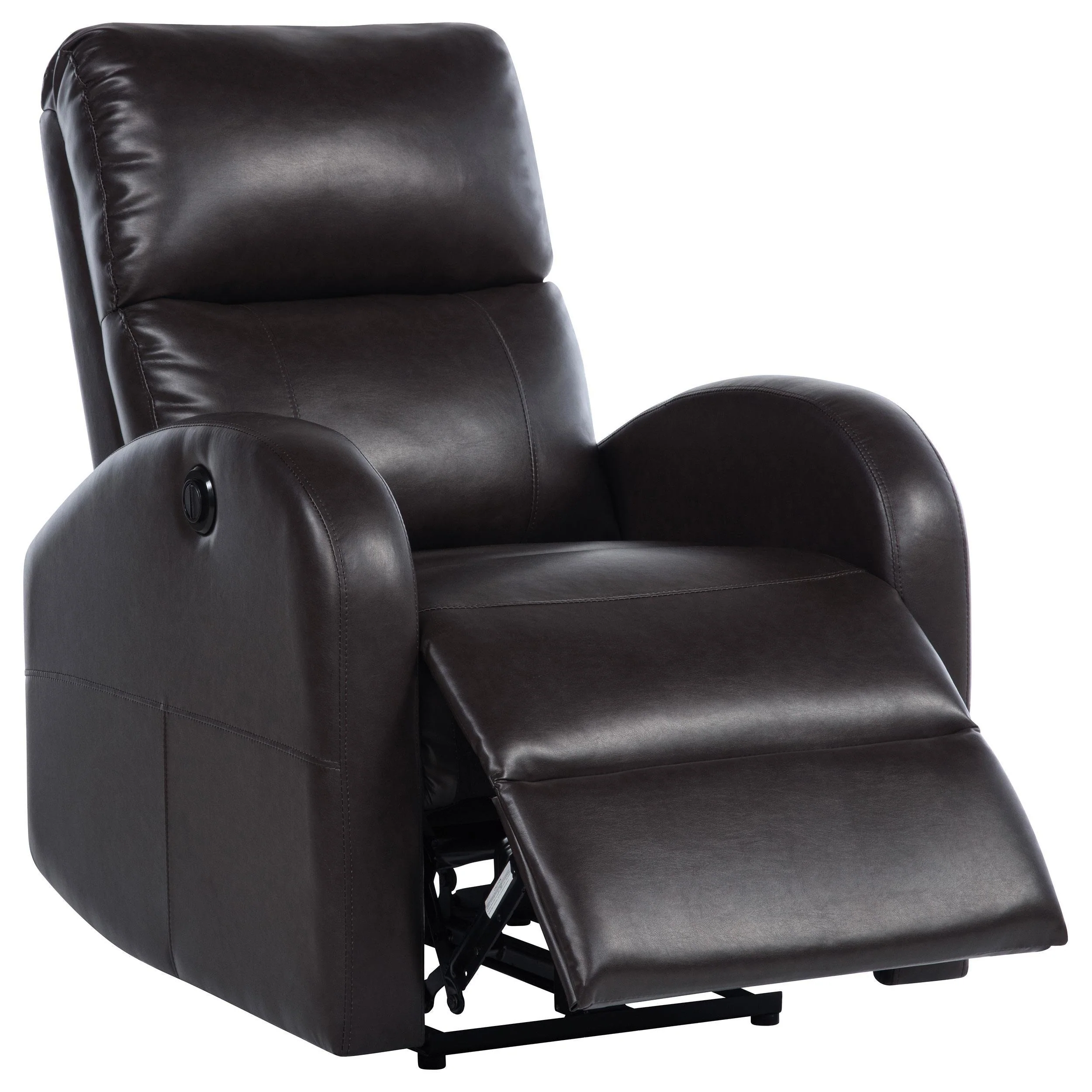 Grant Brown Upholstered Power Recliner Chair - Image 9