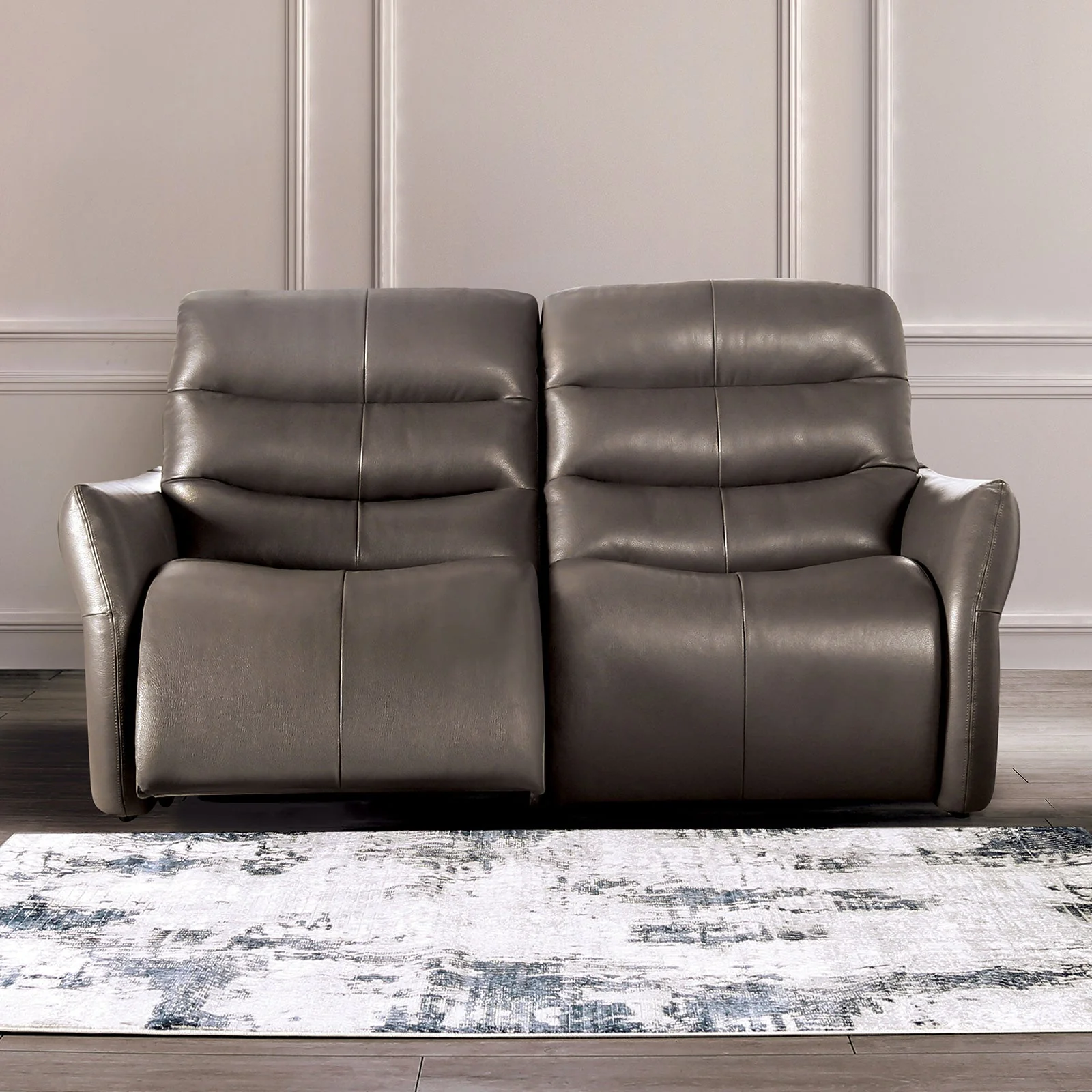 Granucci Gray Power Loveseat