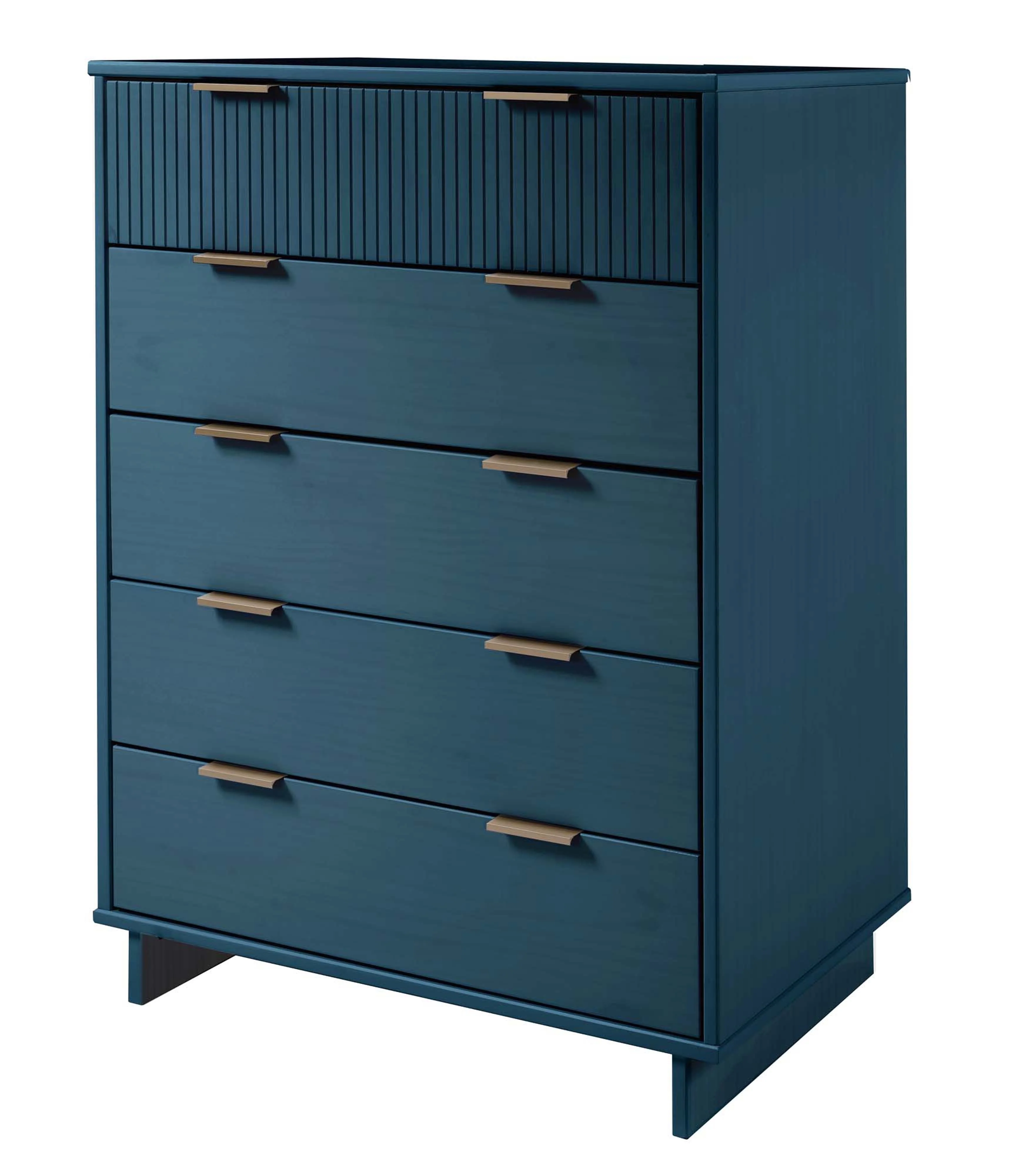 Granville 2-Piece Granville Tall Chest and Standard Dresser Set in Midnight Blue - Image 14