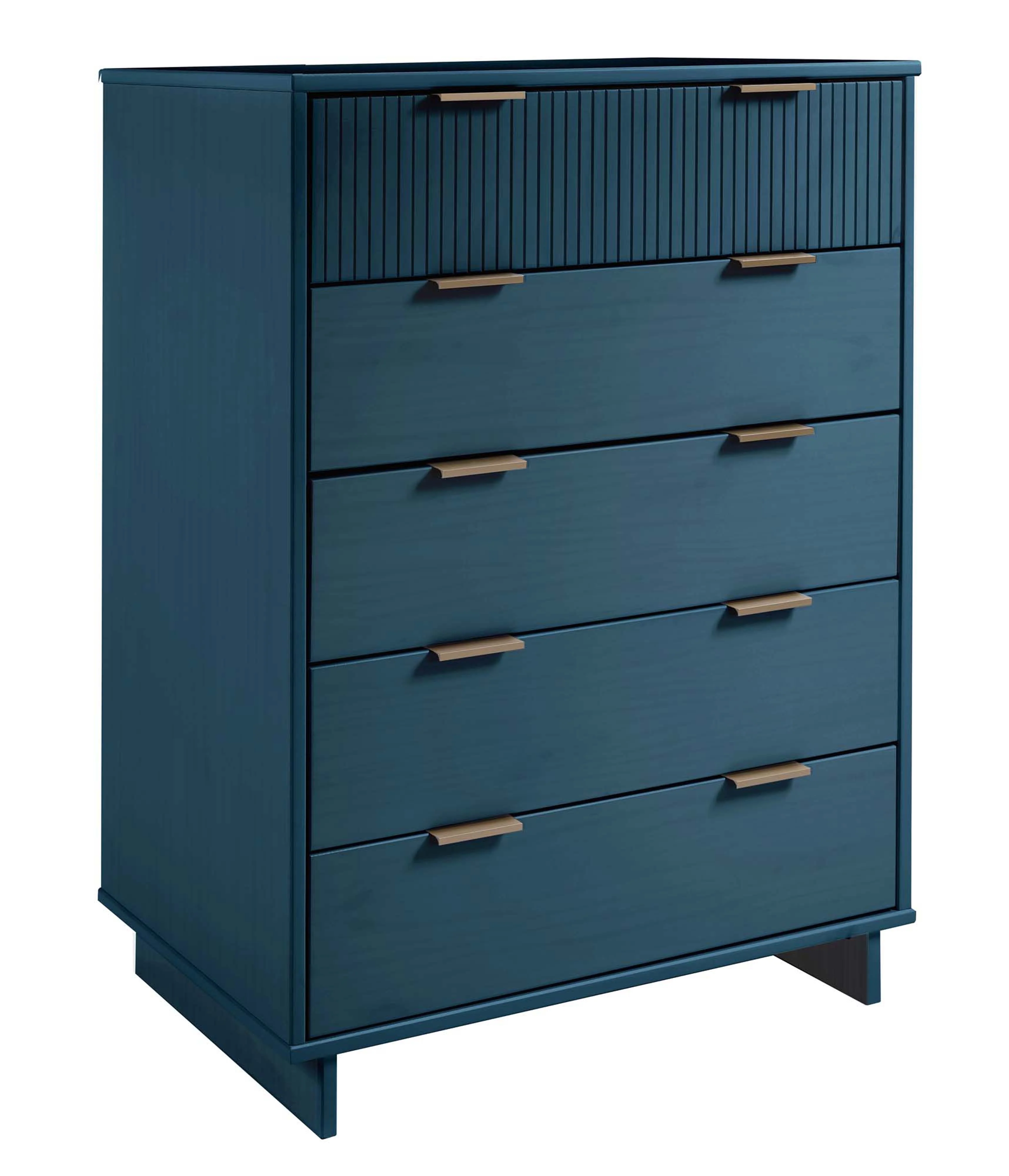 Granville 2-Piece Granville Tall Chest and Standard Dresser Set in Midnight Blue - Image 15