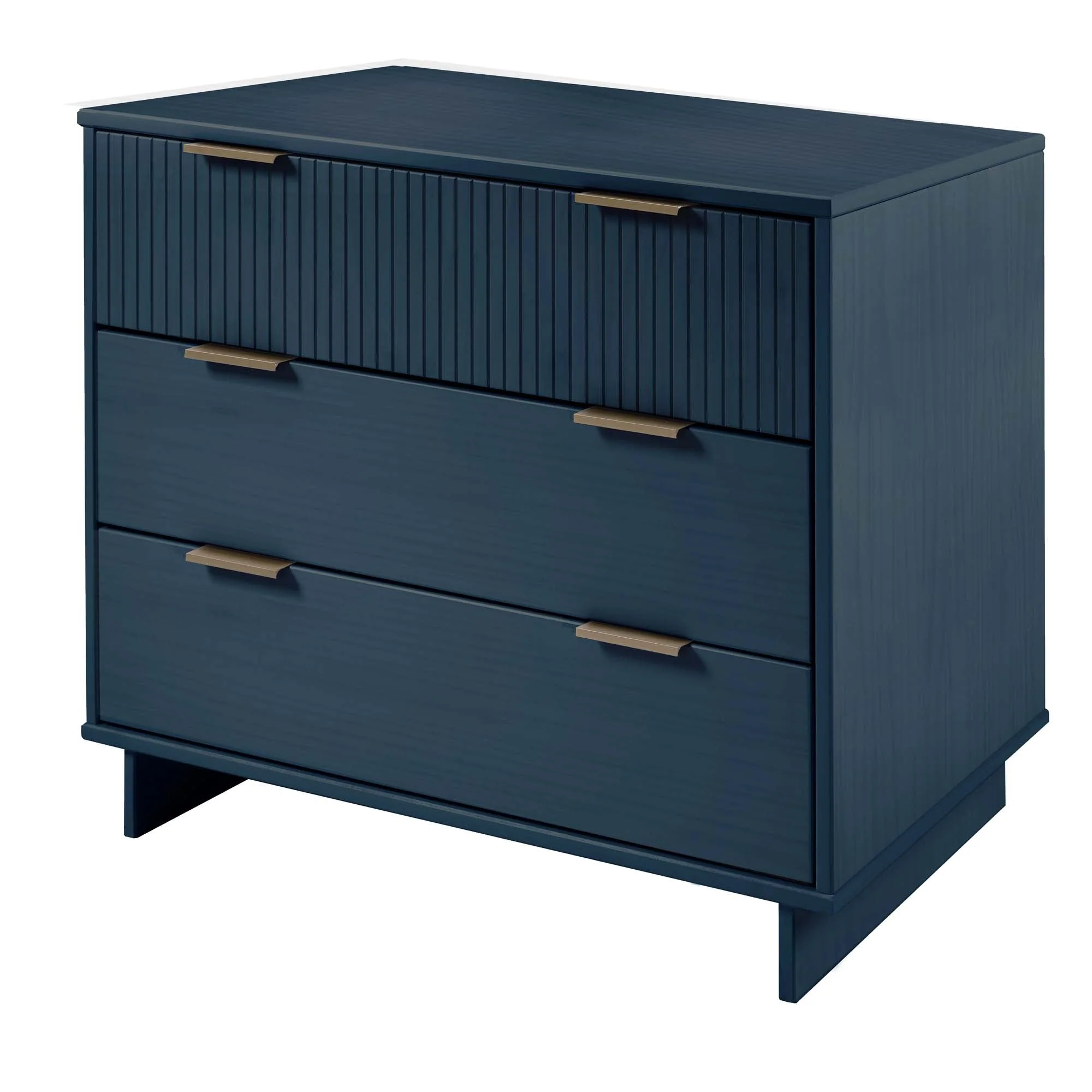 Granville 2-Piece Granville Tall Chest and Standard Dresser Set in Midnight Blue - Image 8