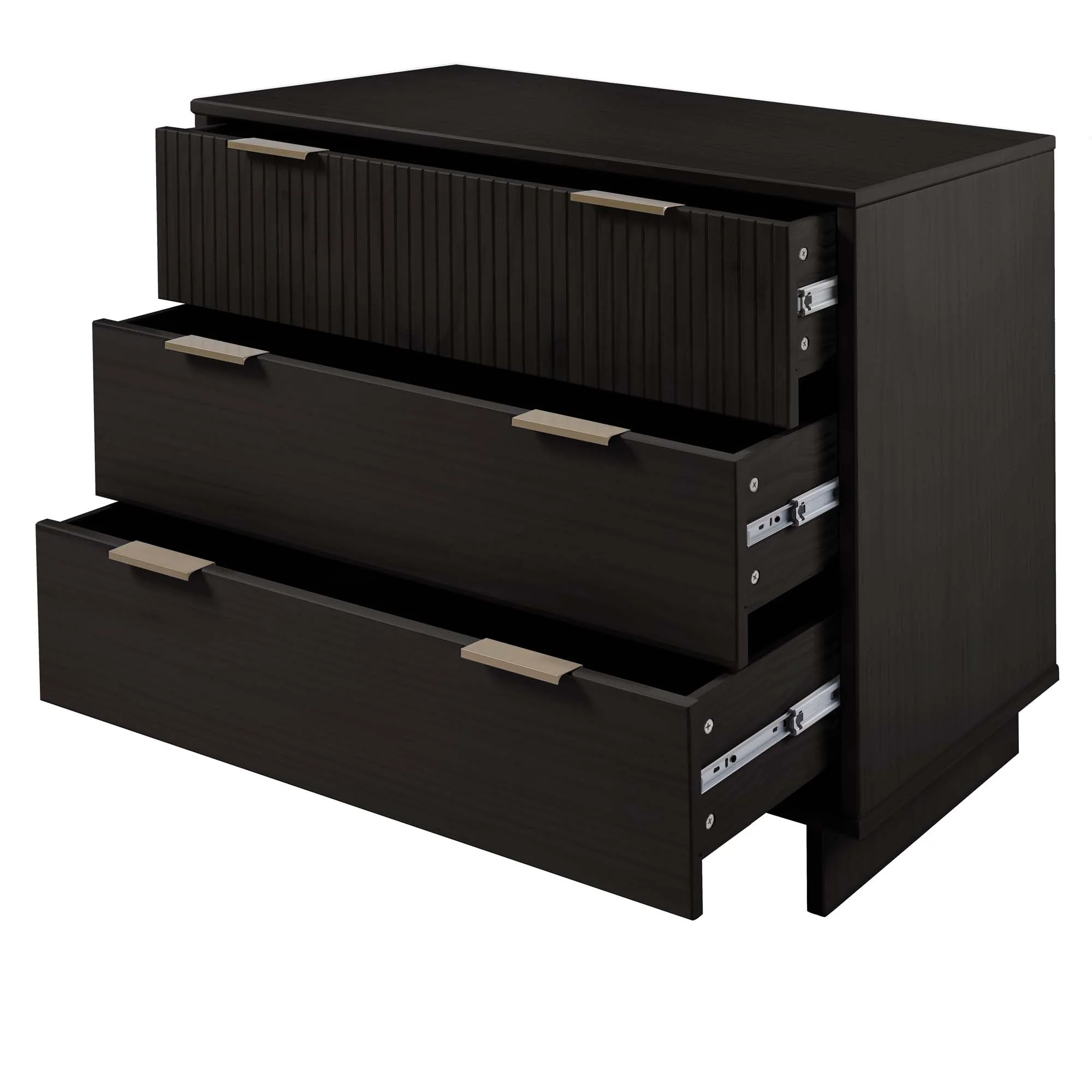 Granville 2-Piece Standard Dresser and Nightstand Set in Black - Image 13