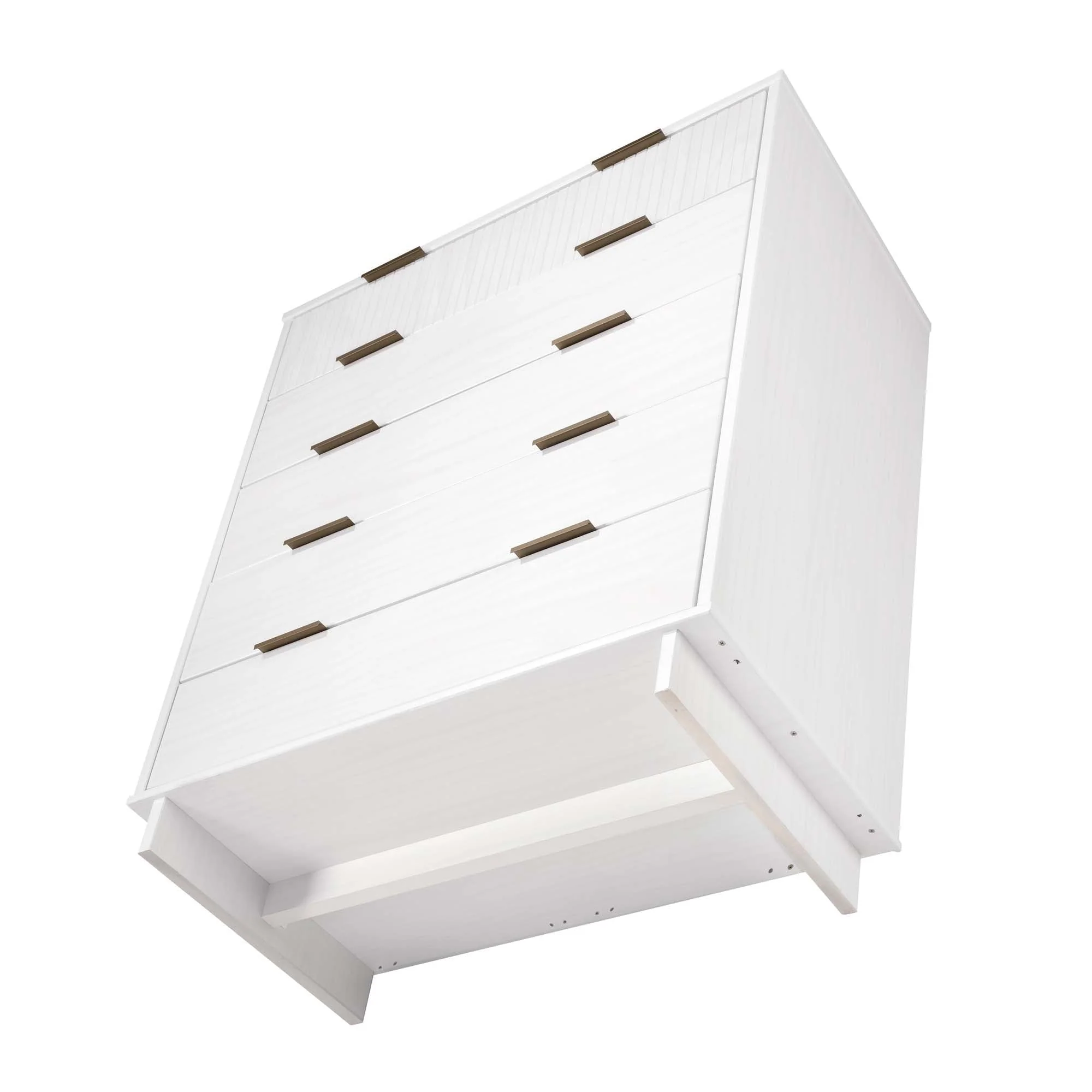 Granville 2-Piece Tall Chest and Double Dresser Set in White - Image 12