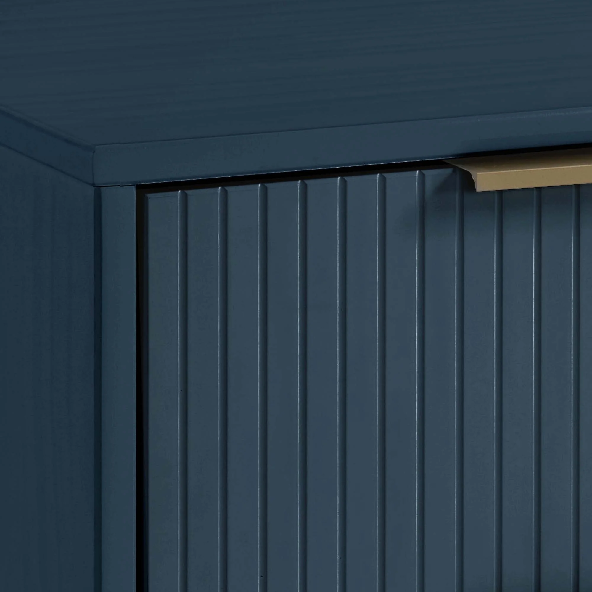 Granville 2-Piece Tall Narrow and Standard Dresser Set in Midnight Blue - Image 7
