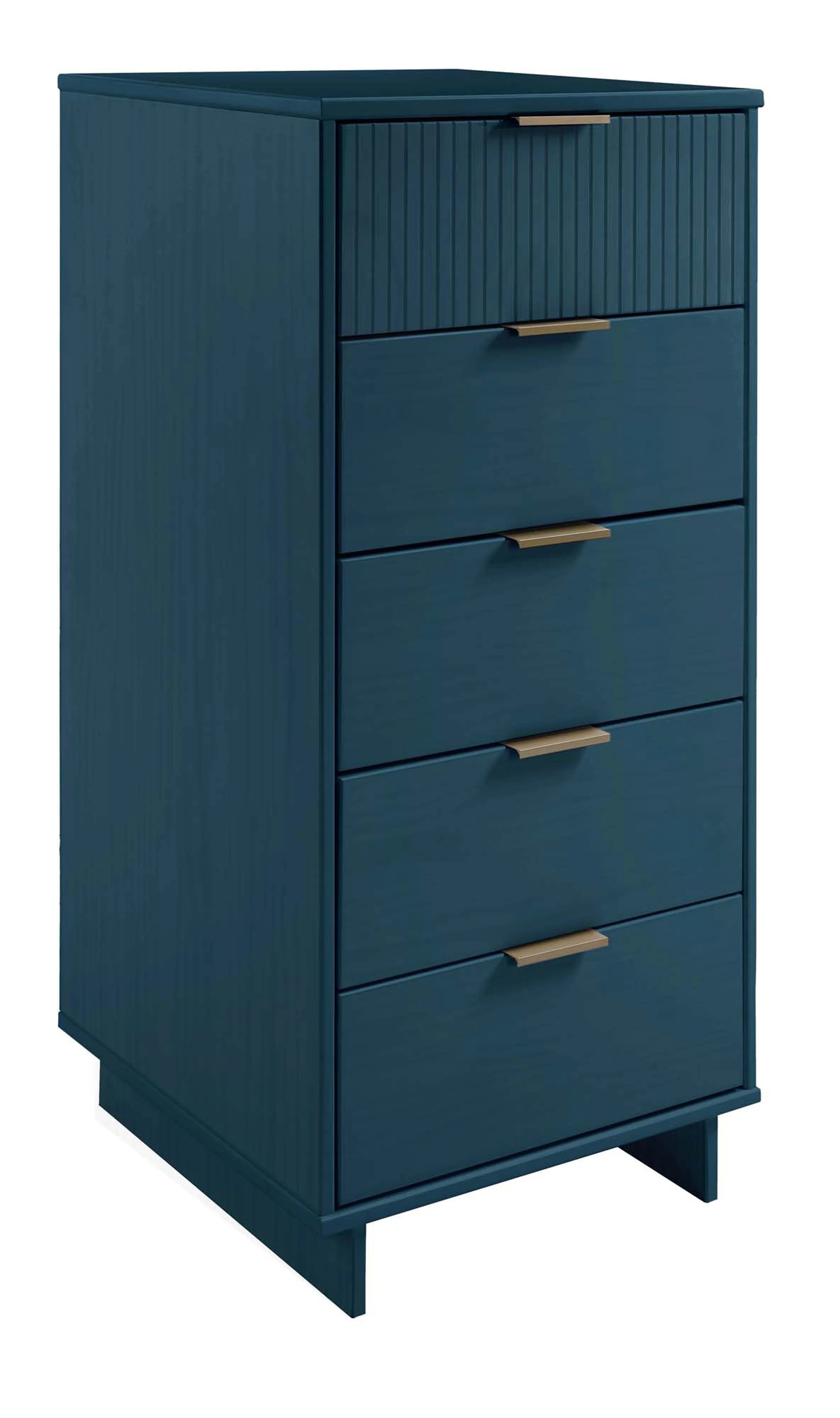 Granville 2-Piece Tall Narrow and Standard Dresser Set in Midnight Blue - Image 9