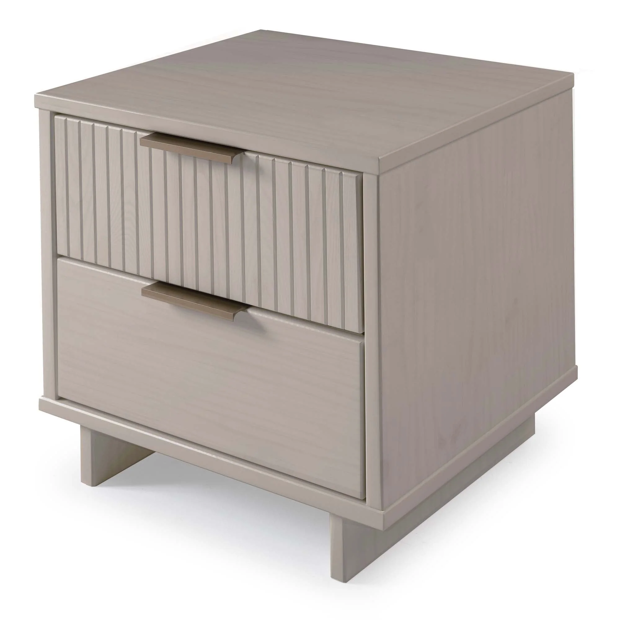 Granville 3-Piece Standard Dresser, Tall Narrow Chest and Nightstand Set in Light Grey - Image 23