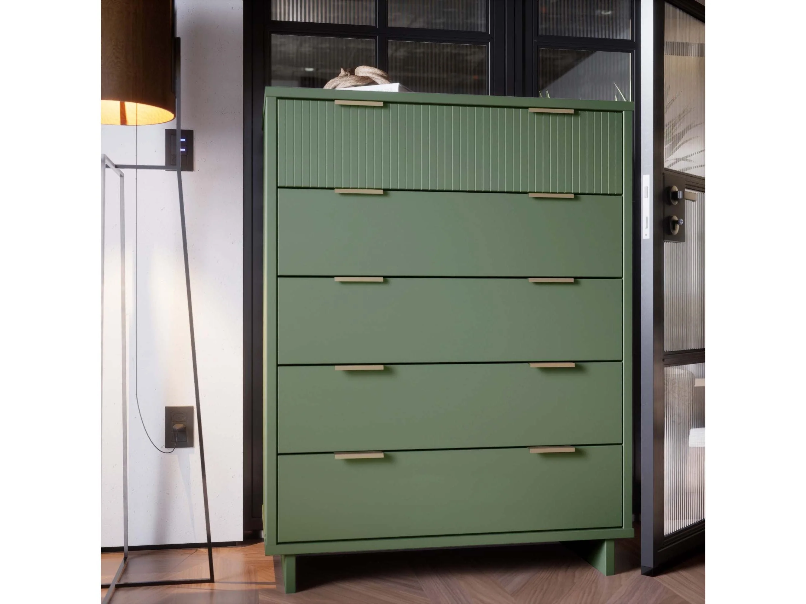 Granville 45.27 Tall Dresser in Sage Green