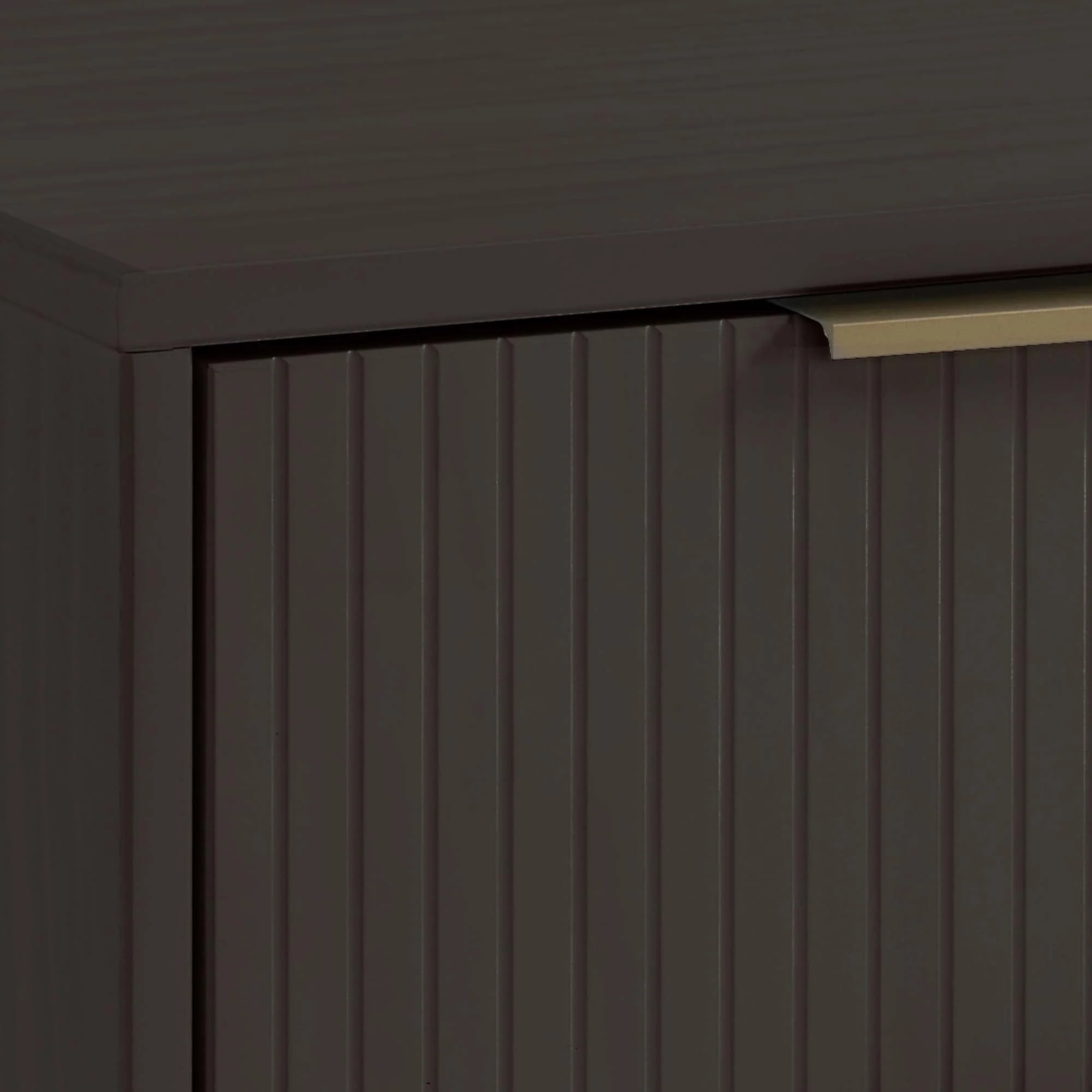 Granville 55.07 Double Wide Dresser in Dark Grey - Image 6