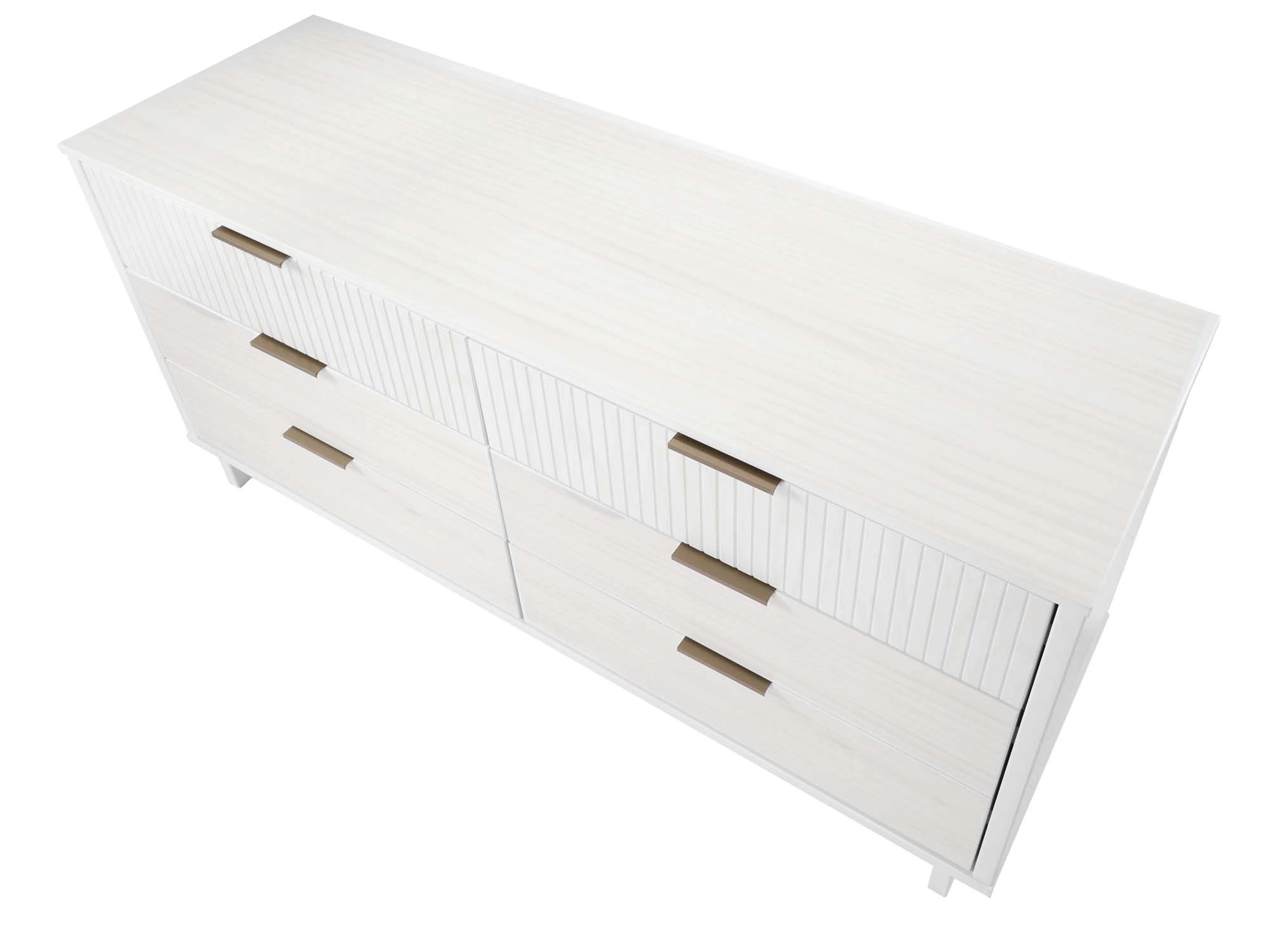 Granville 55.07 Double Wide Dresser in White - Image 10