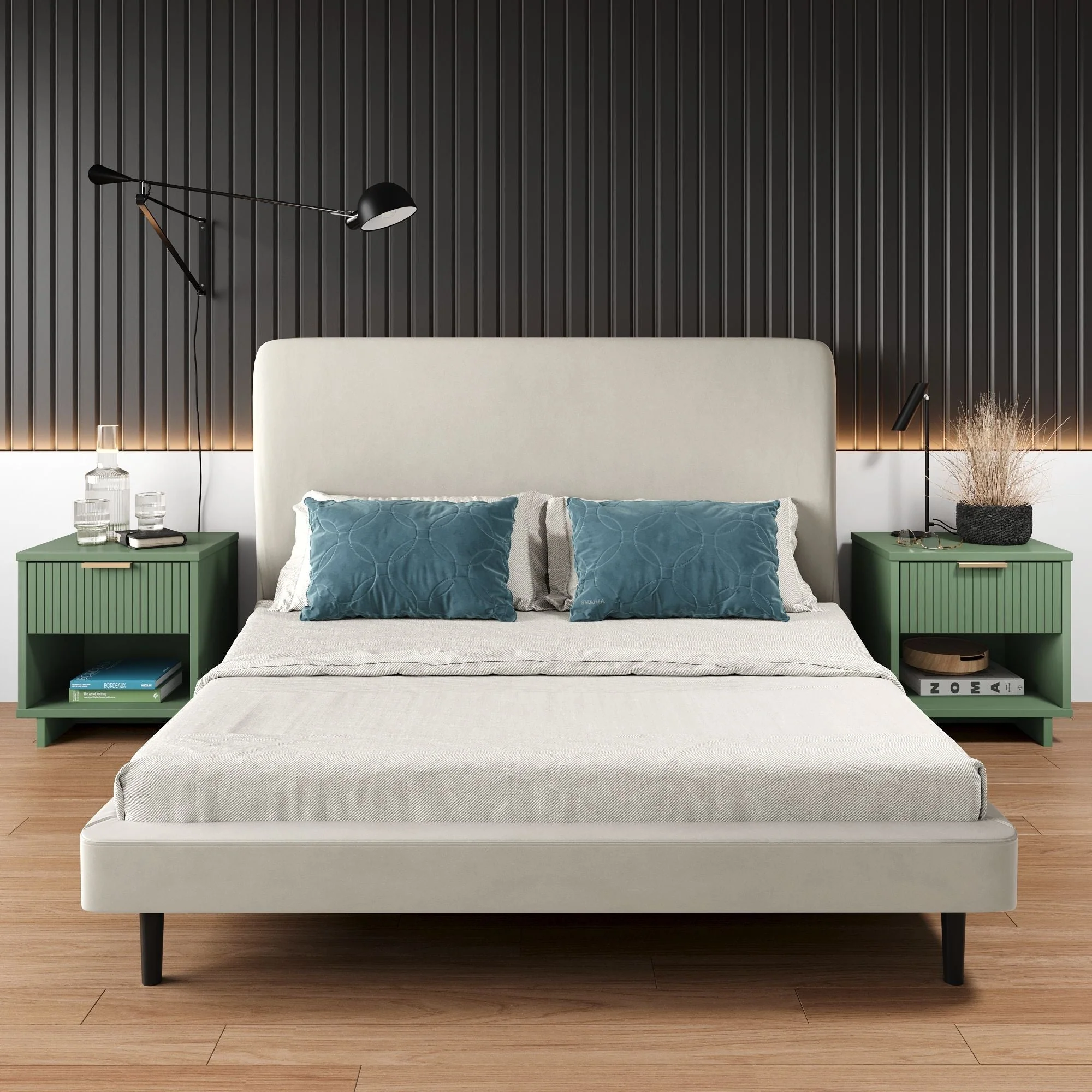 Granville Nightstand 1.0 in Sage Green (set of 2) - Image 2