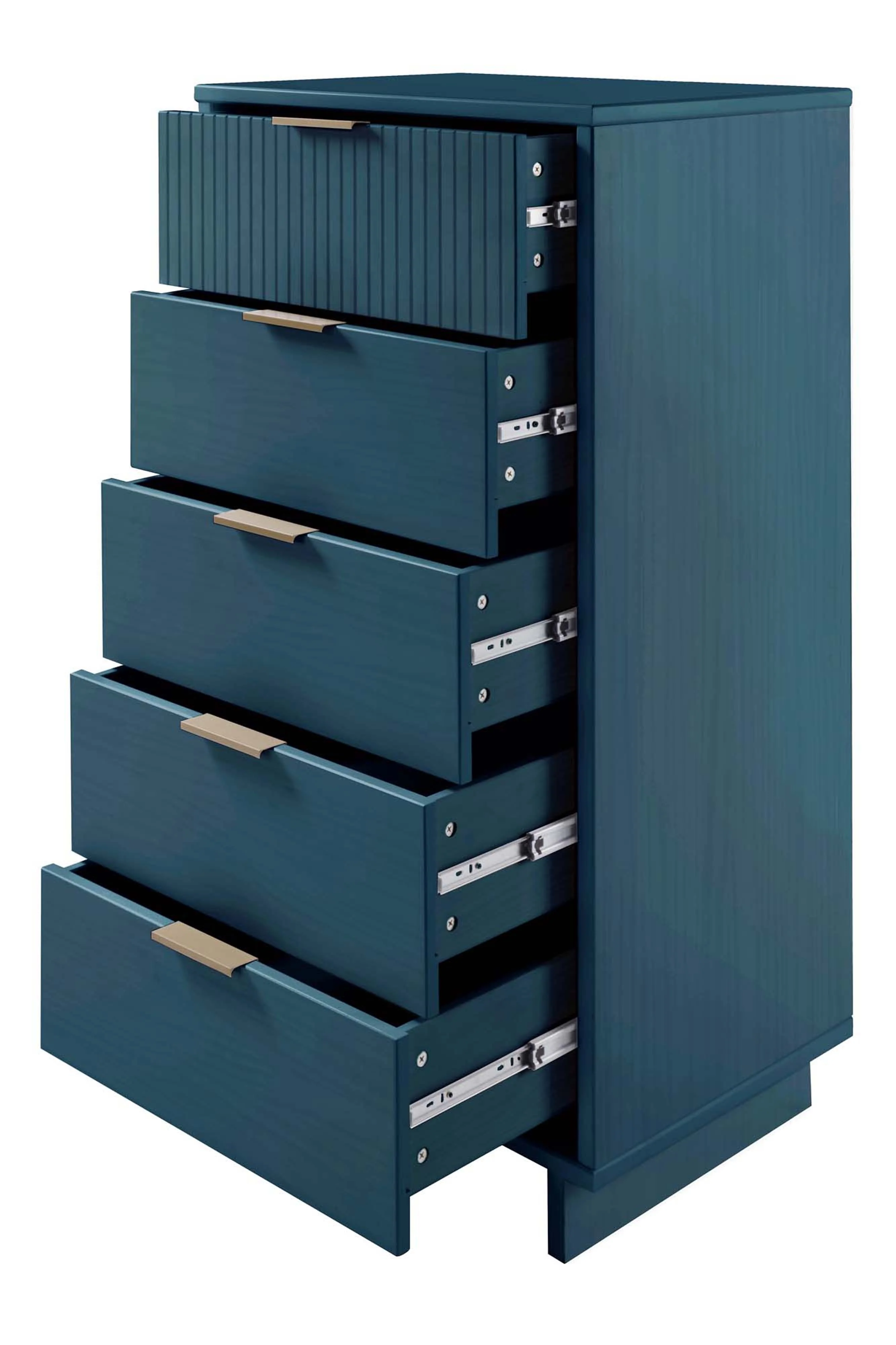 Granville Tall 23.62 Narrow Dresser in Midnight Blue - Image 6