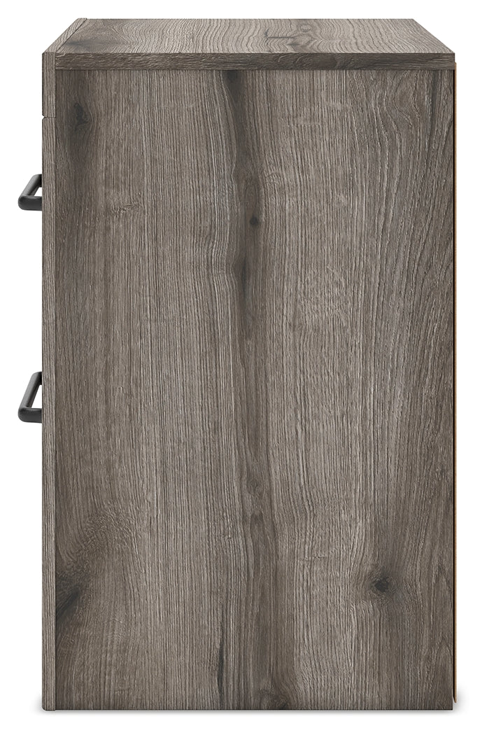 Graystorm Brown Gray Nightstand - Image 7