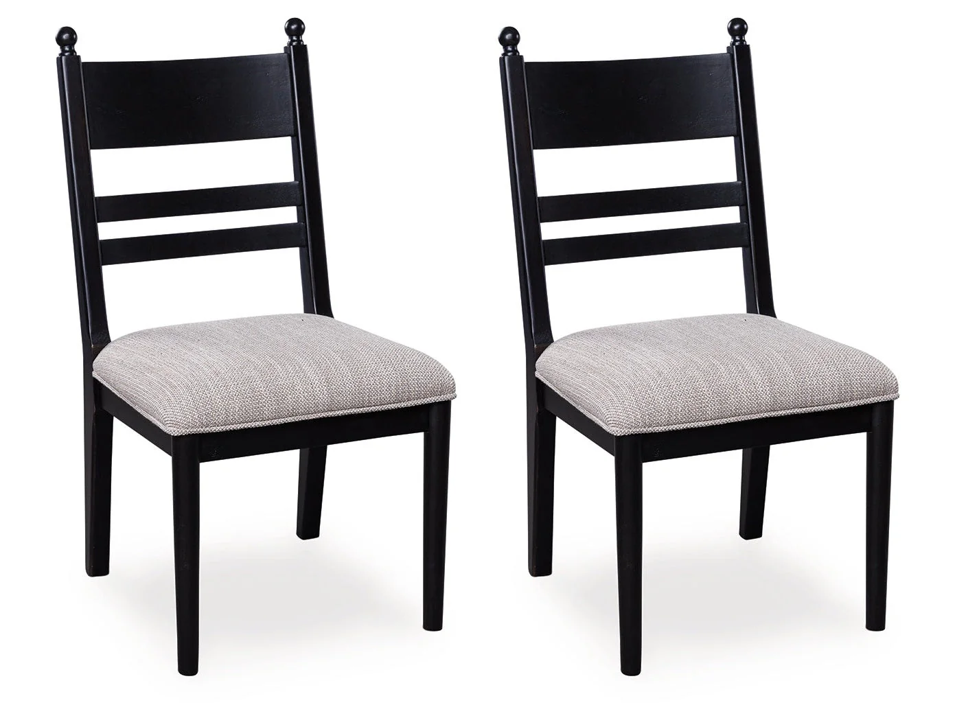 Greddinton Black Dining UPH Side Chair (Set of 2)