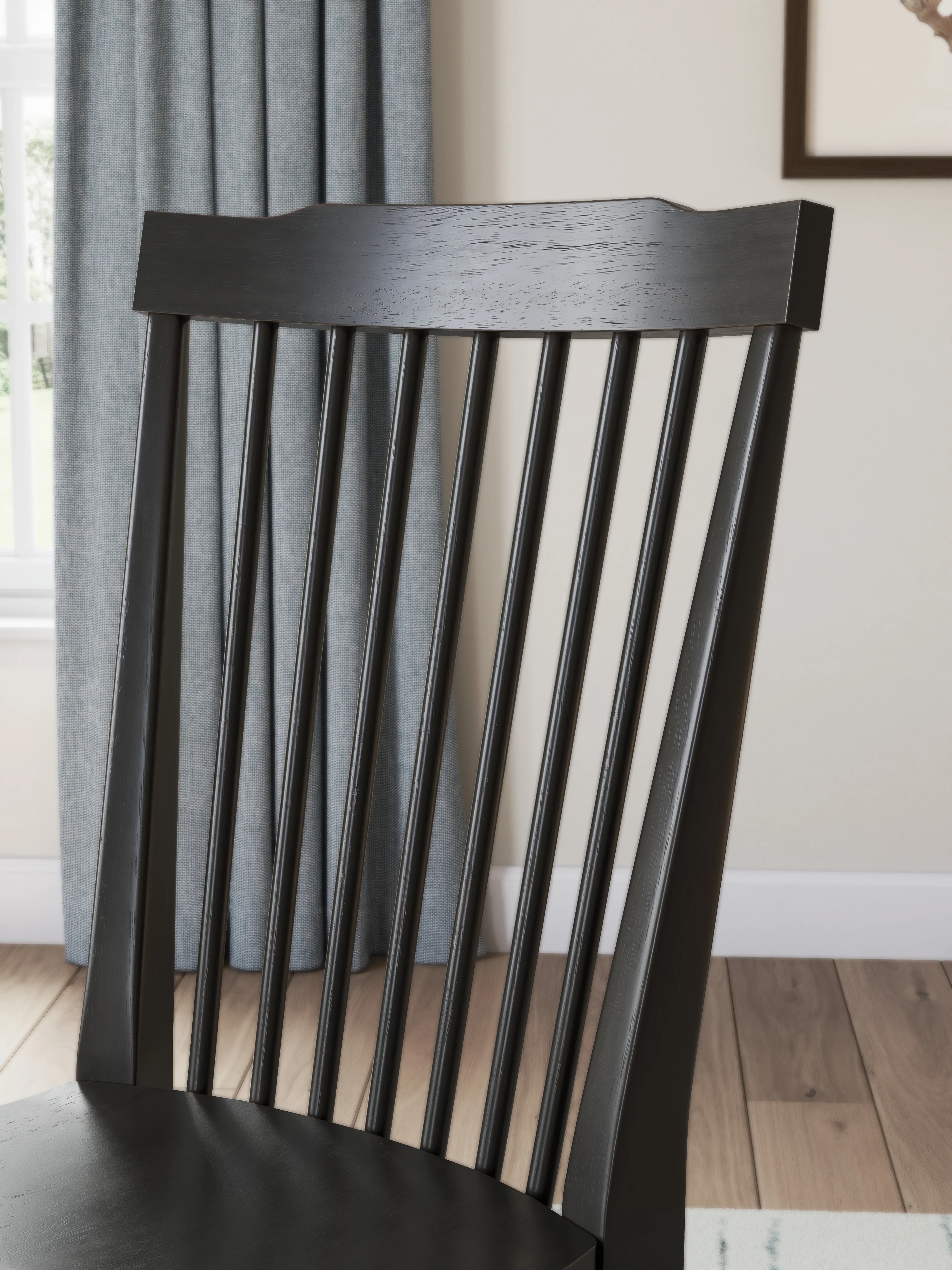 Greddinton Brown/Black Dining Table with 6 Chairs - Image 4