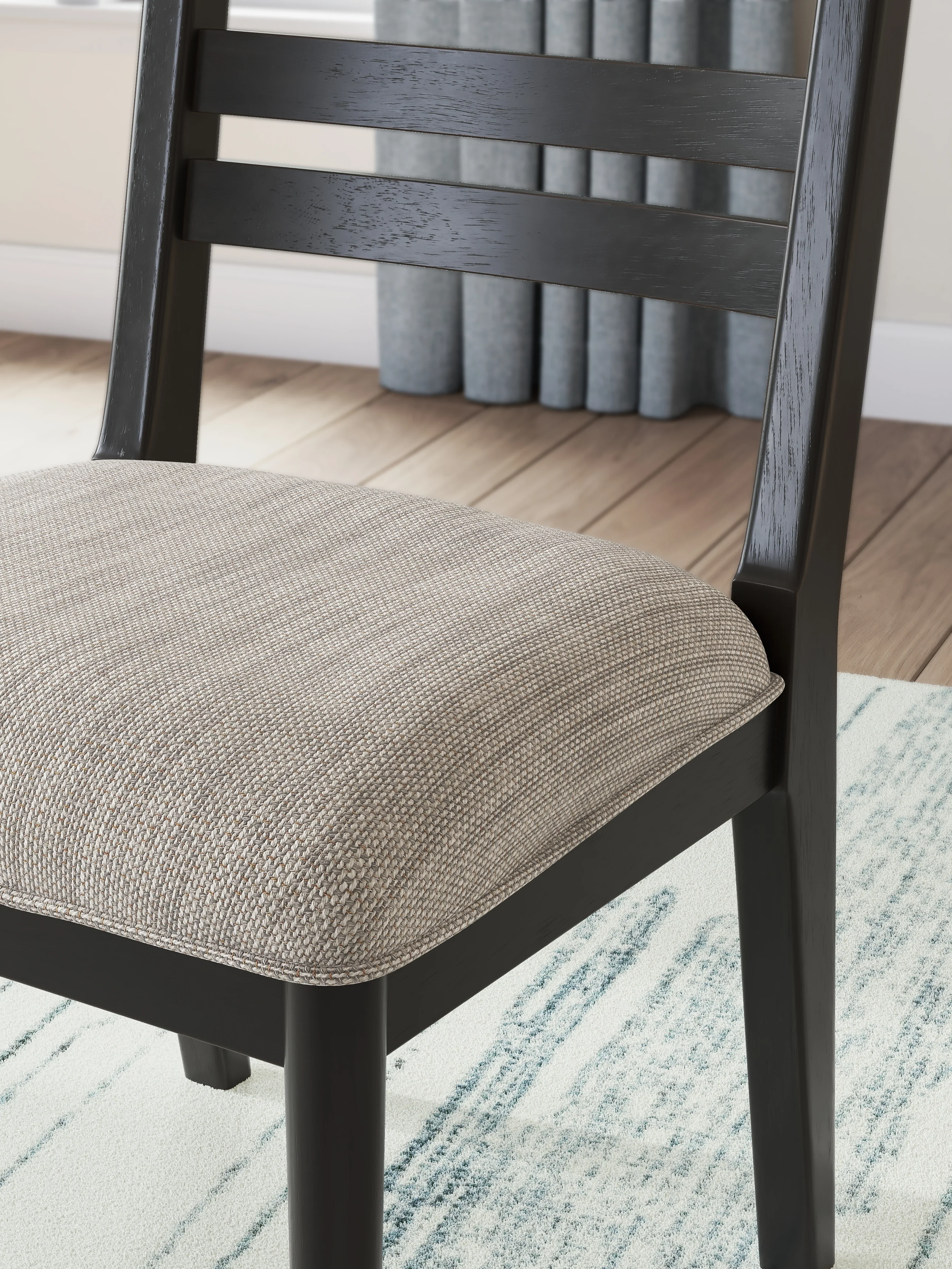 Greddinton Brown Dining Table and 4 Chairs - Image 3