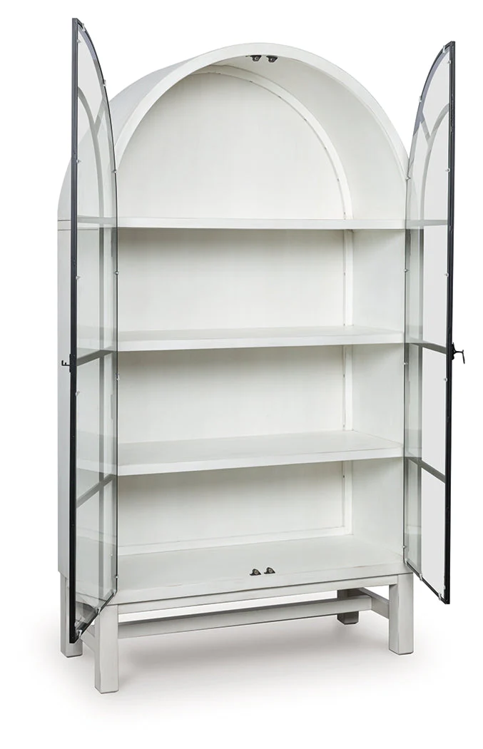 Greddinton White Display Cabinet - Image 2