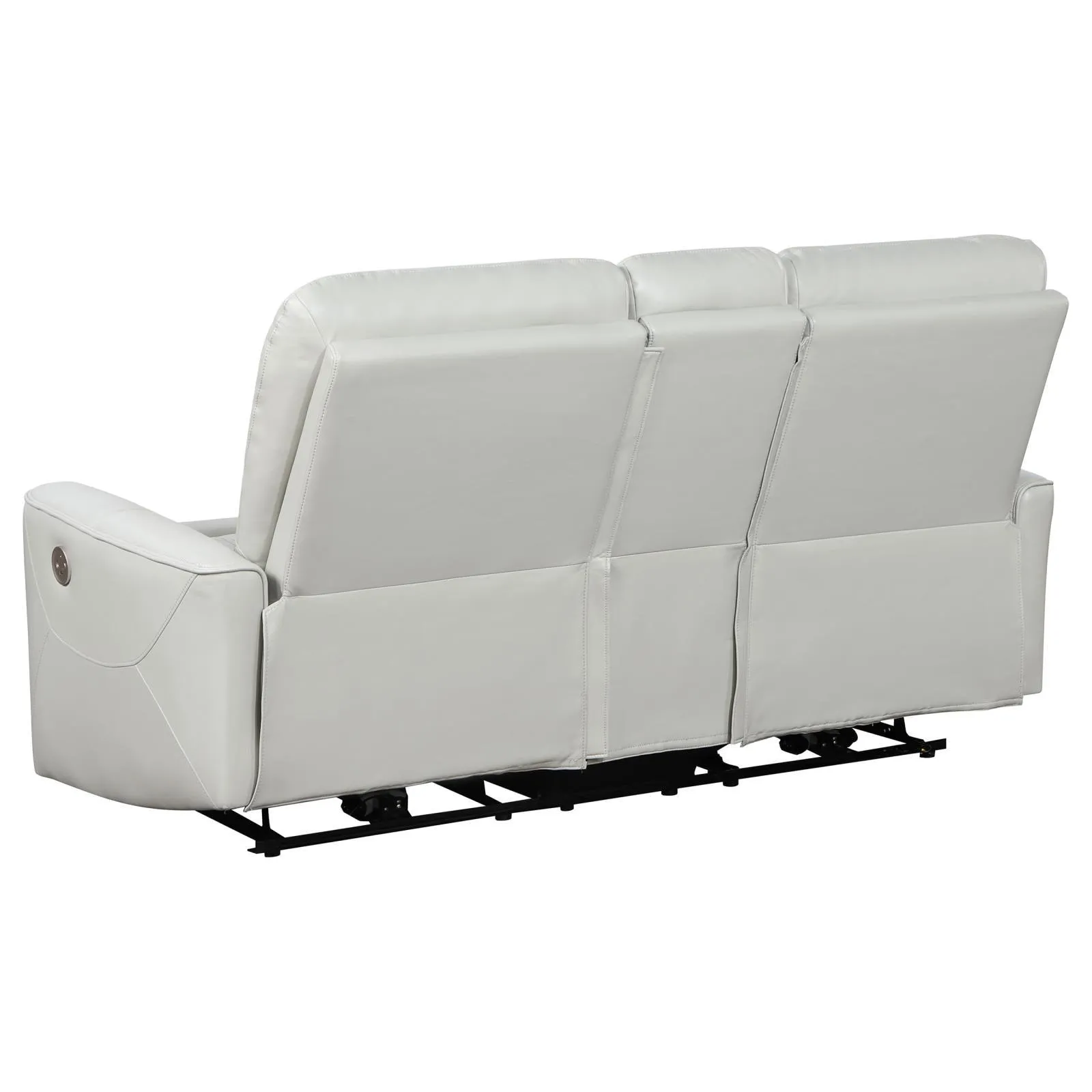 Greenfield Dove Grey 3-Piece Power Reclining Sofa Set - Image 9