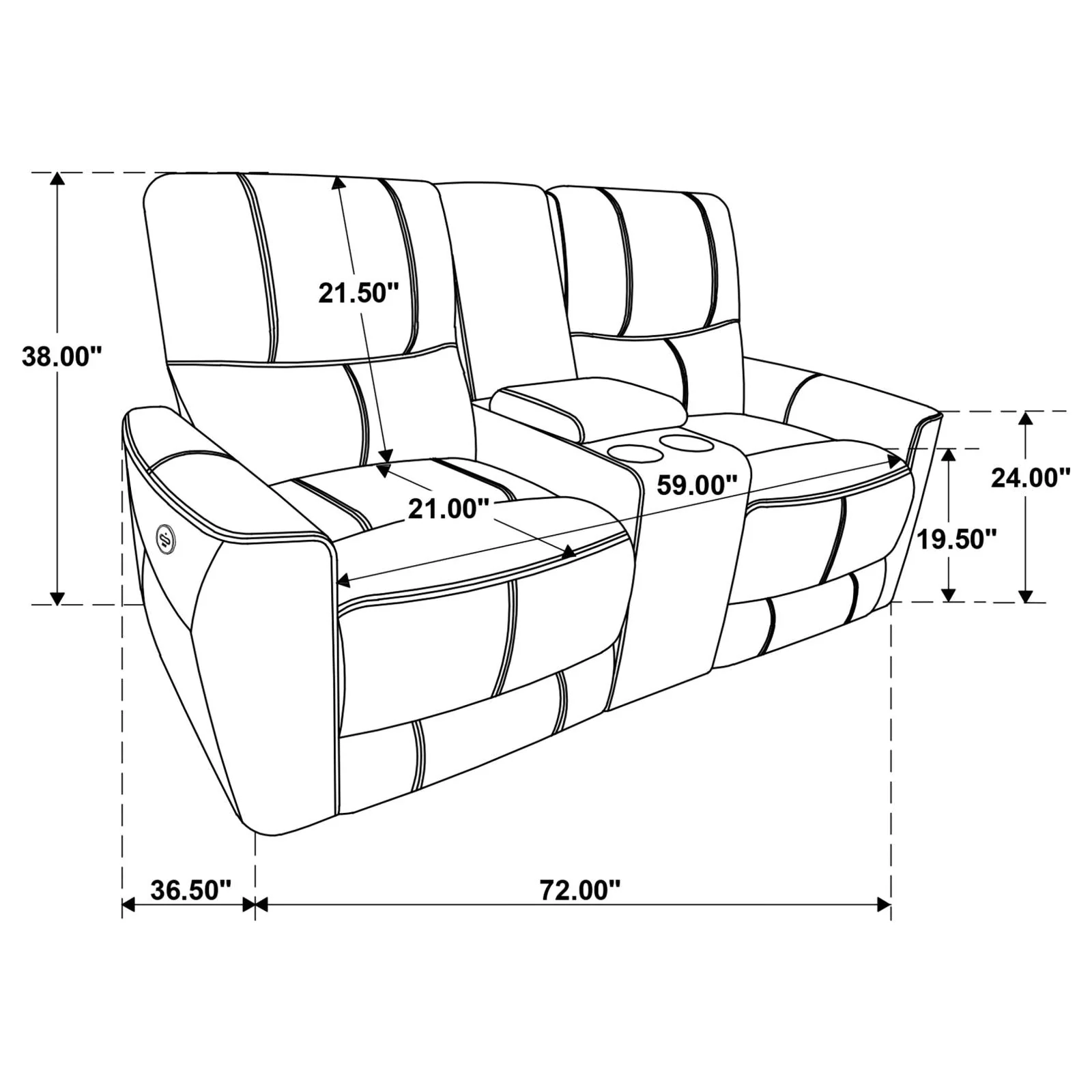 Greenfield Saddle Brown 2-Piece Upholstered Power Reclining Set - Image 17