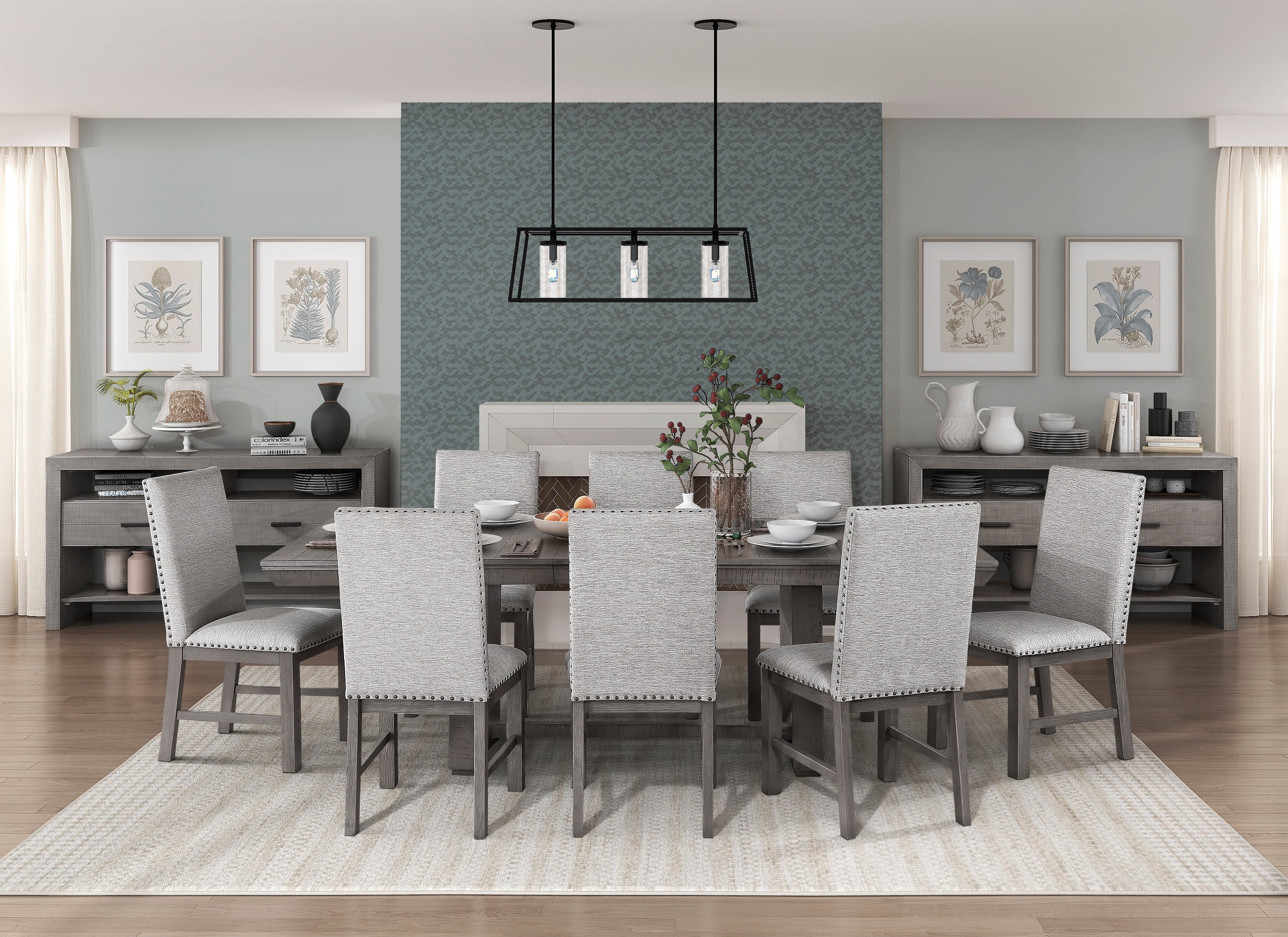 Gresham Gray Dining Table - Image 5