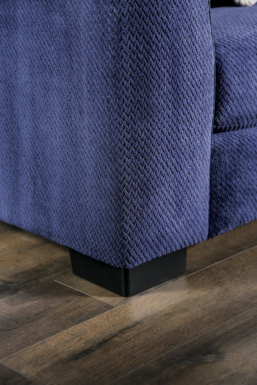 Griswold Sectional In Navy - Image 3