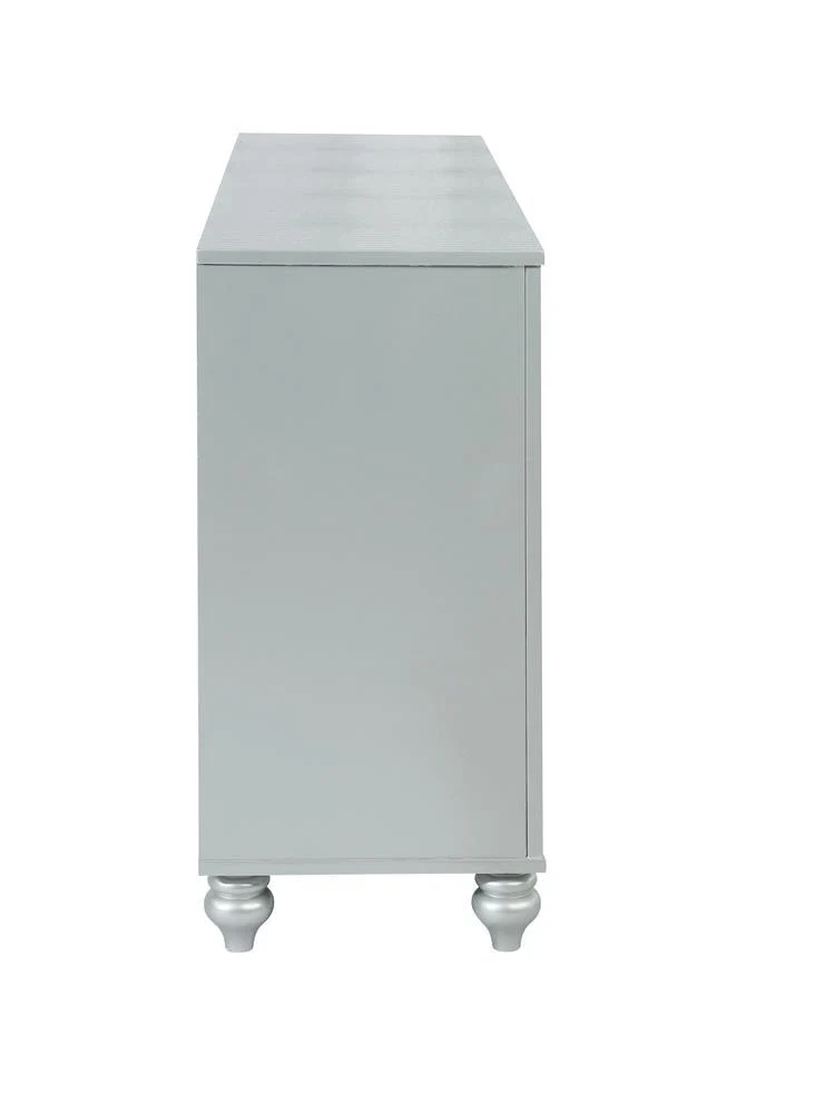 Gunnison Silver Metallic 6-Drawer Dresser - Image 4