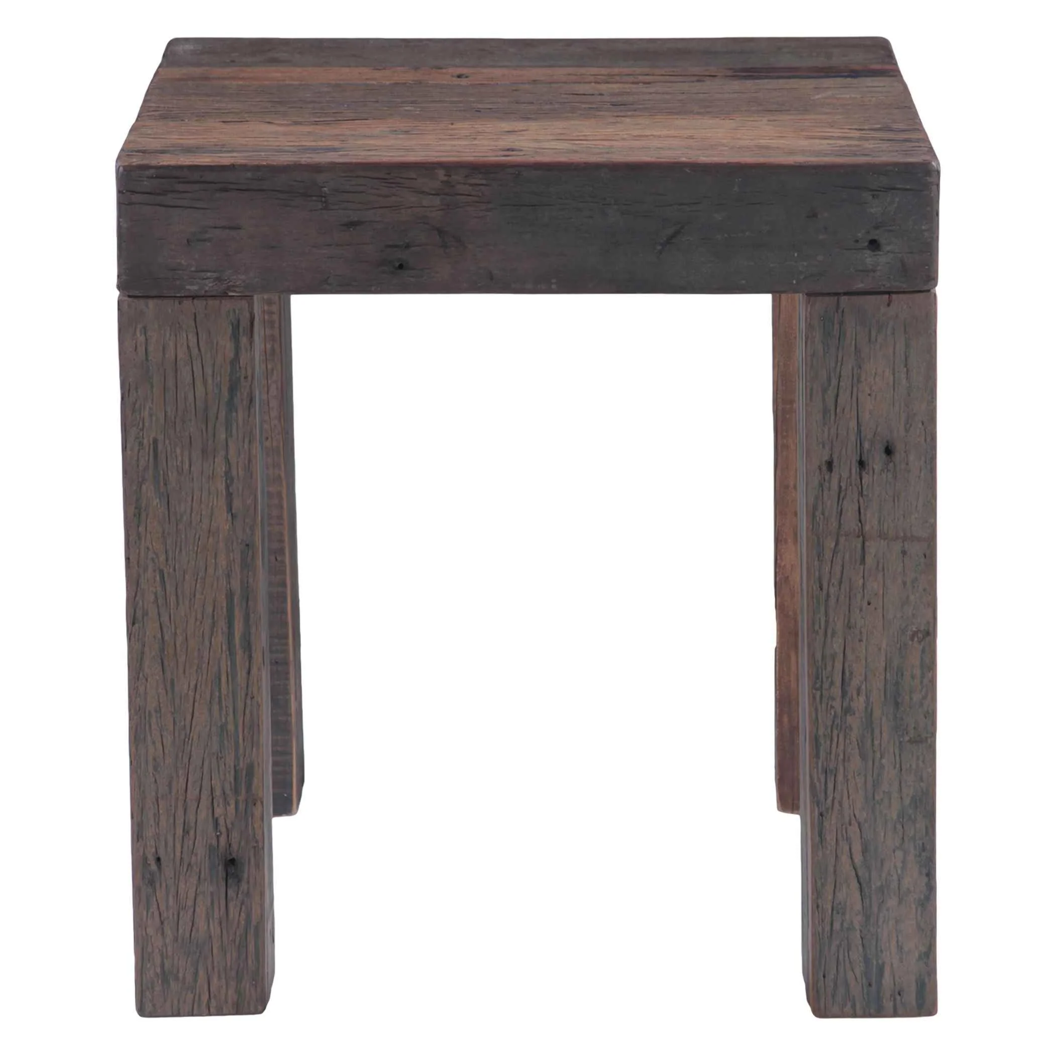 Hacienda 24" Square Side Table in Reclaimed Wood