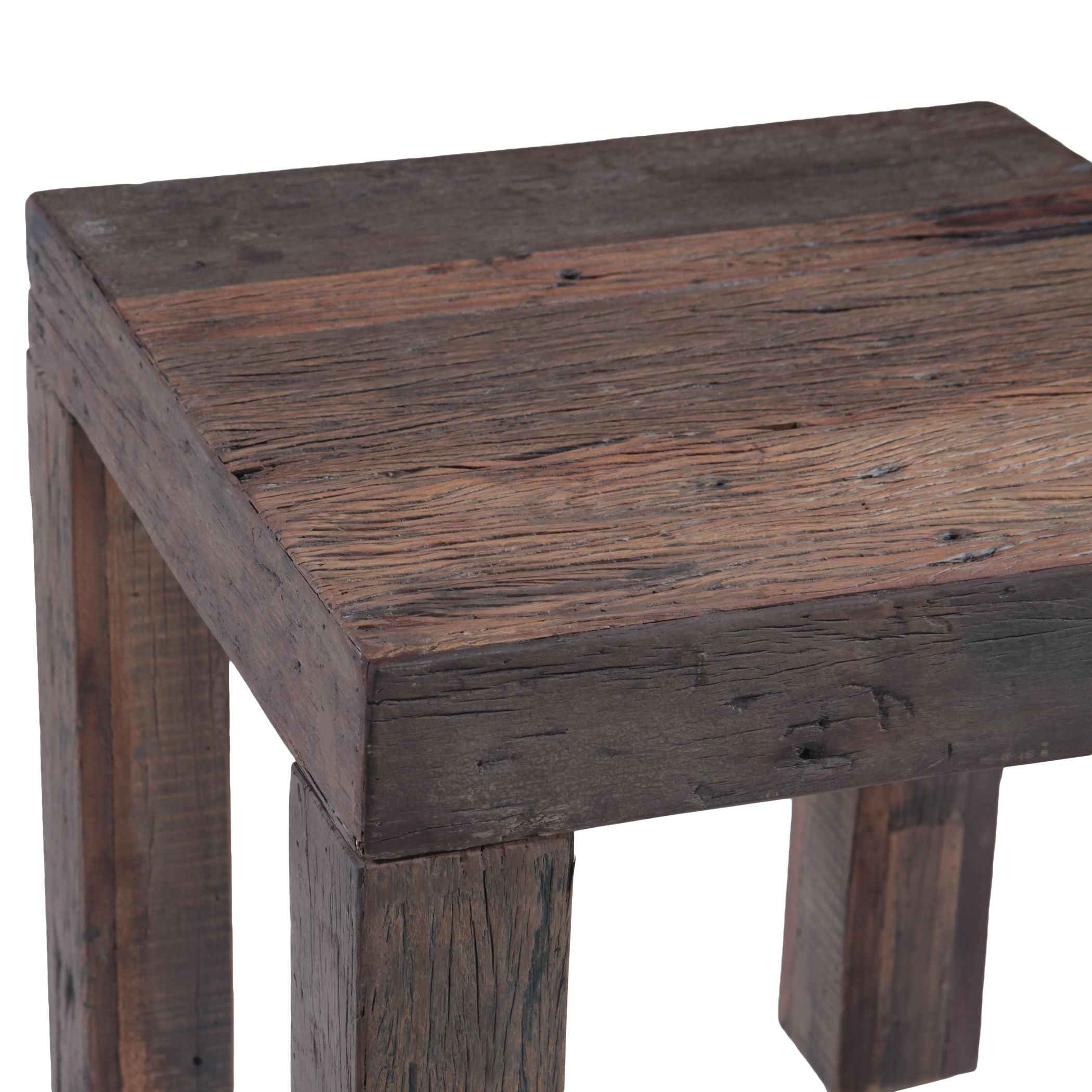 Hacienda 24" Square Side Table in Reclaimed Wood - Image 4