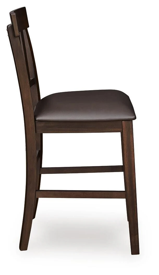 Haddigan Dark Brown Counter Height Set - Image 9