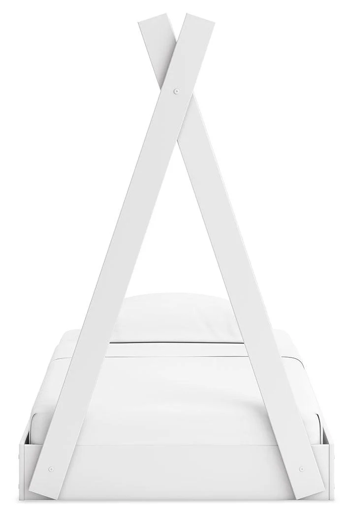 Hallityn White Twin Tent Bed - Image 3