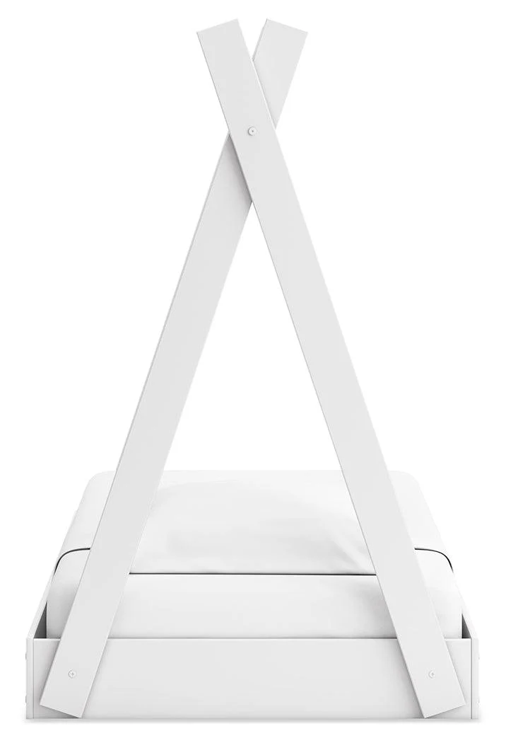 Hallityn White Twin Tent Bed - Image 4