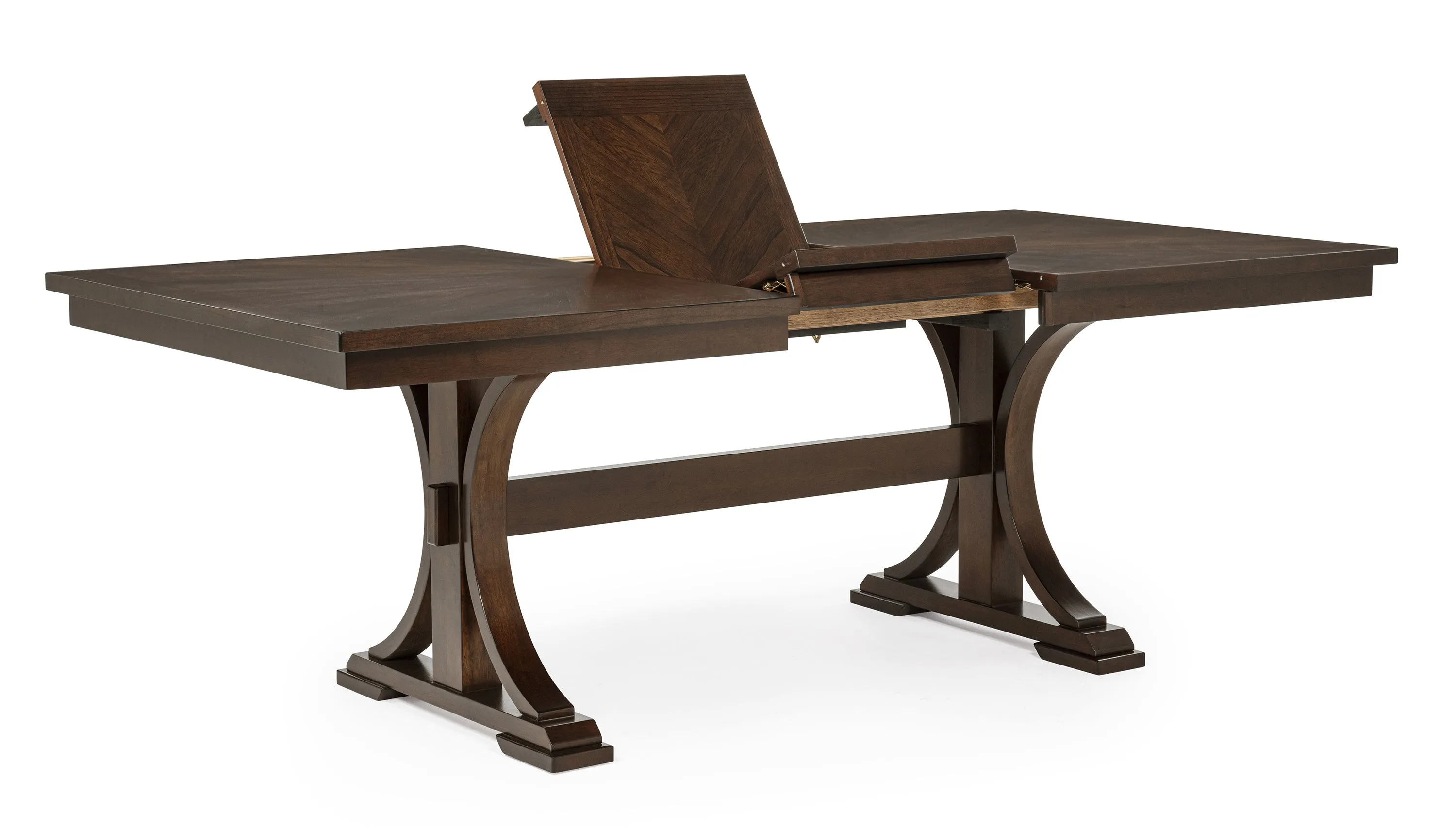 Hamil Brown W/18" Butterfly Leaf Dining Table - Image 2