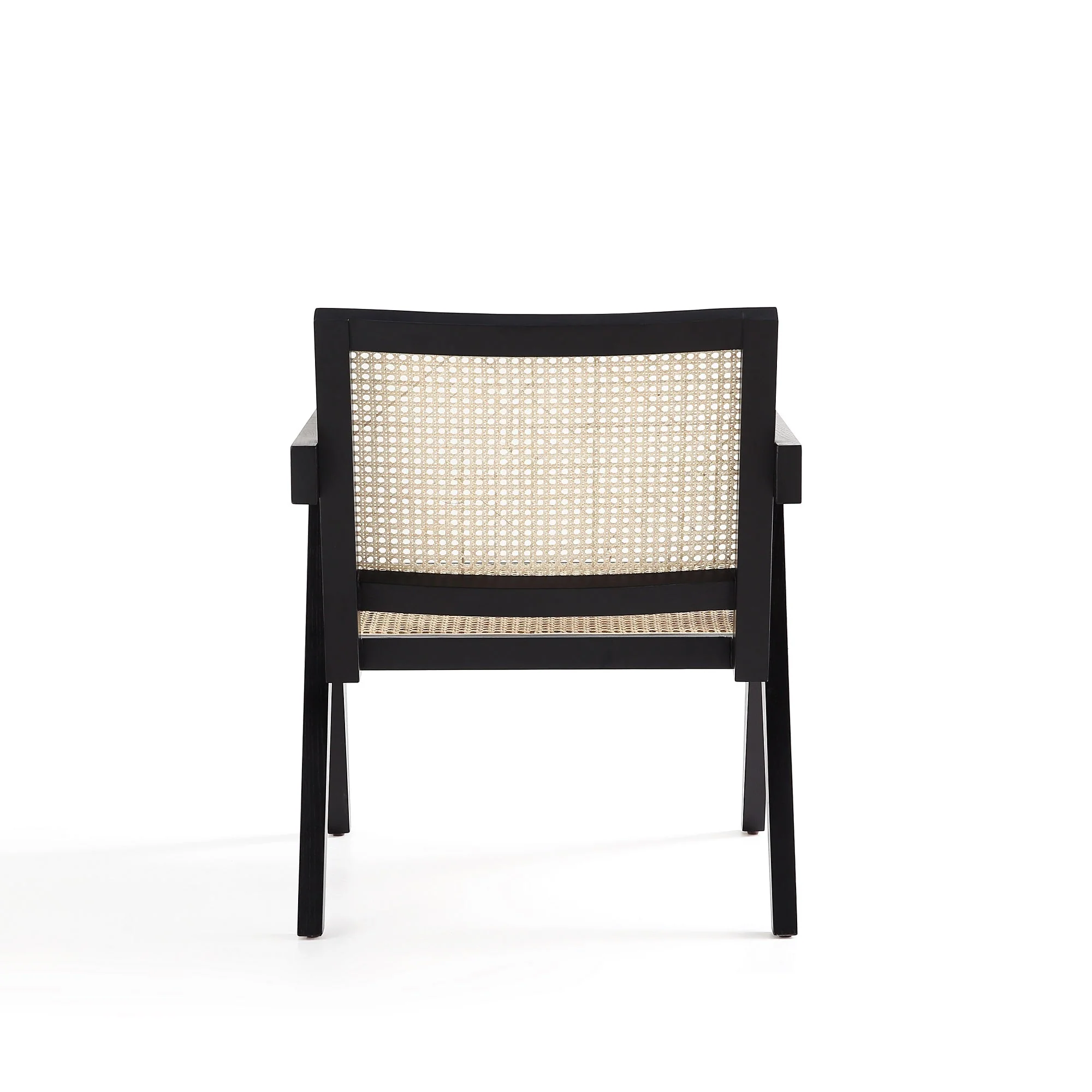 Hamlet Accent Chair in Black and Natural Cane (set of 2) - Image 6