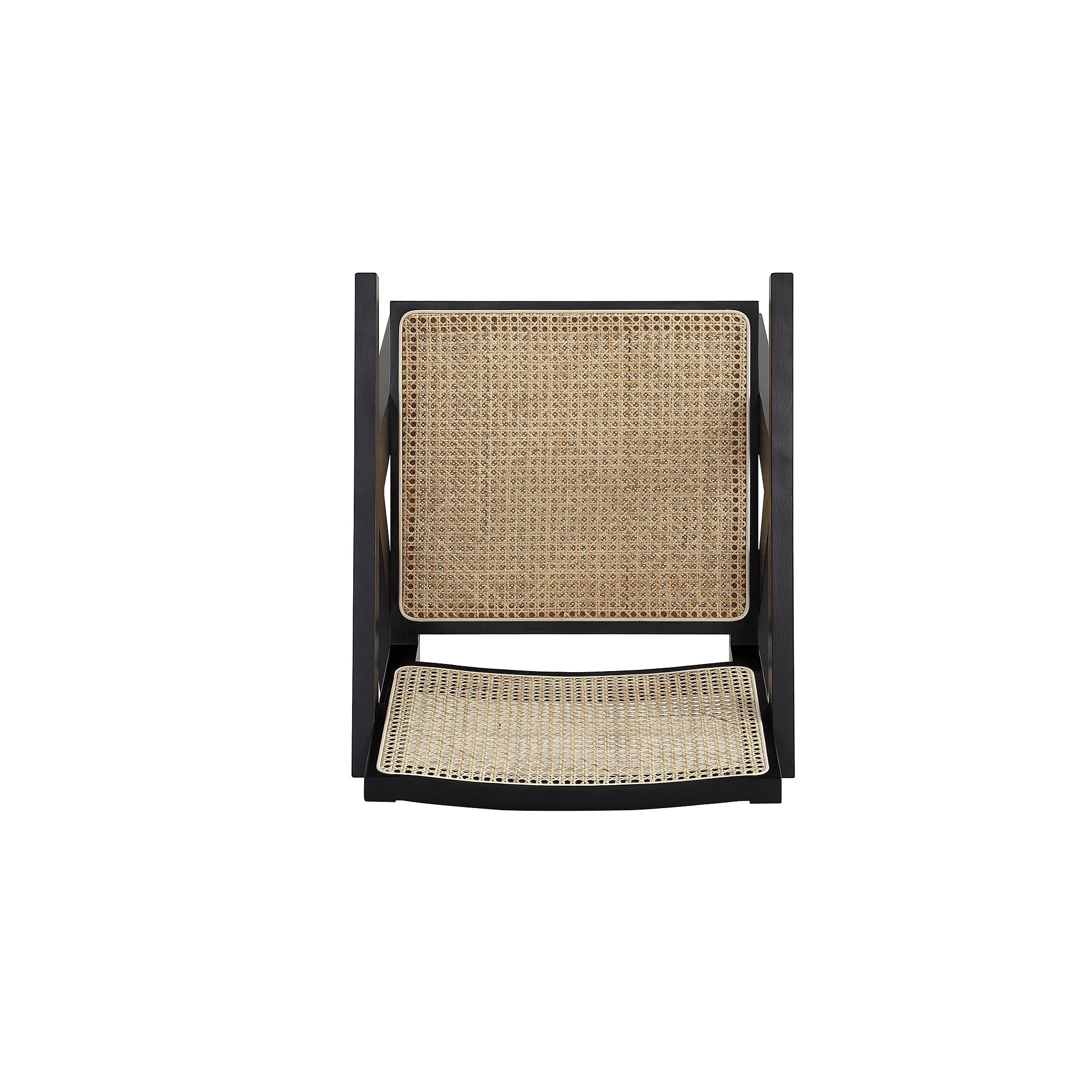 Hamlet Accent Chair in Black and Natural Cane (set of 2) - Image 8
