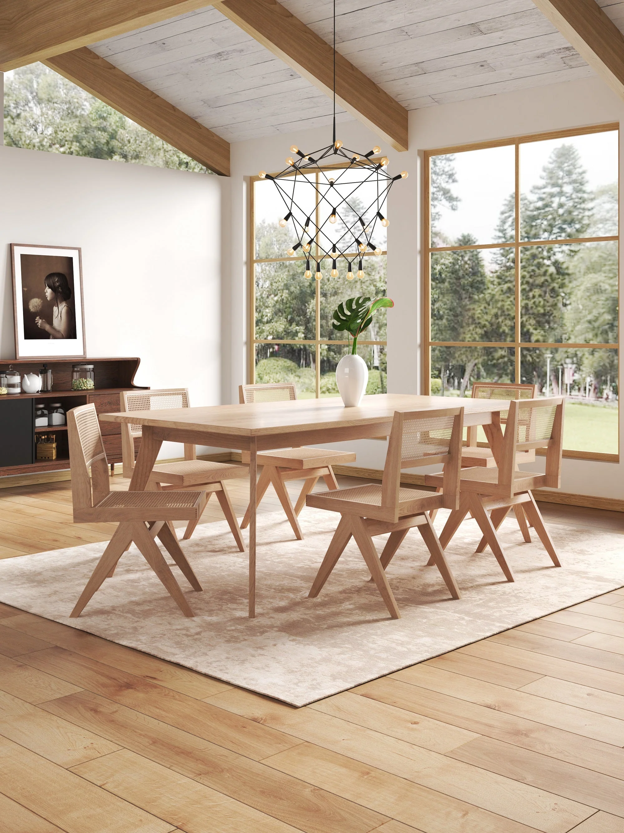 Hamlet Dining Chair in Nature Cane (set of 2) - Image 2