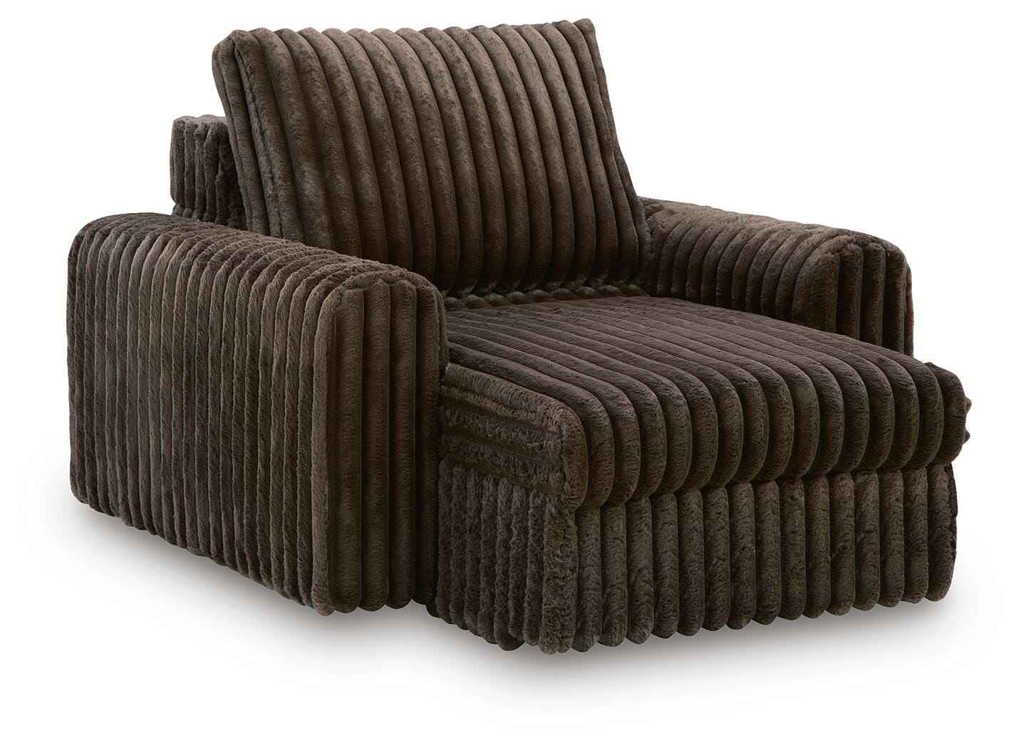 HamlinBay Chocolate Power Gliding Chaise - Image 10