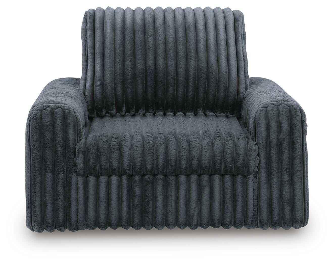 HamlinBay Gunmetal Power Gliding Chaise - Image 11