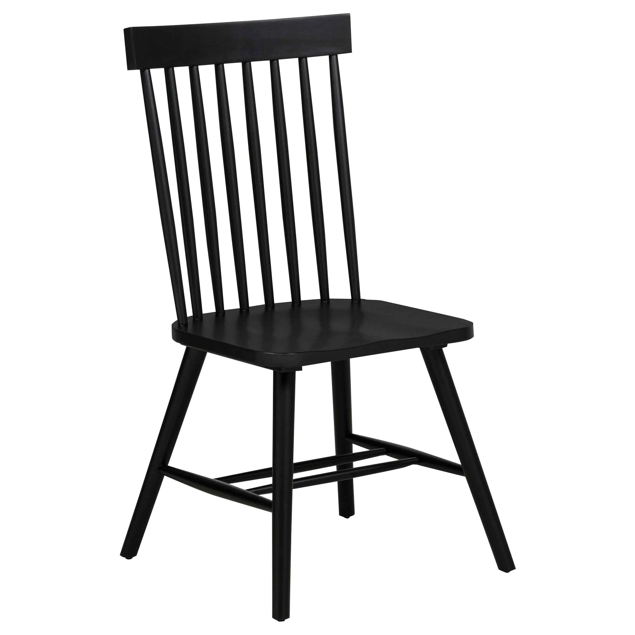Hamlyn Black 5-piece Round Wood Dining Set - Image 3
