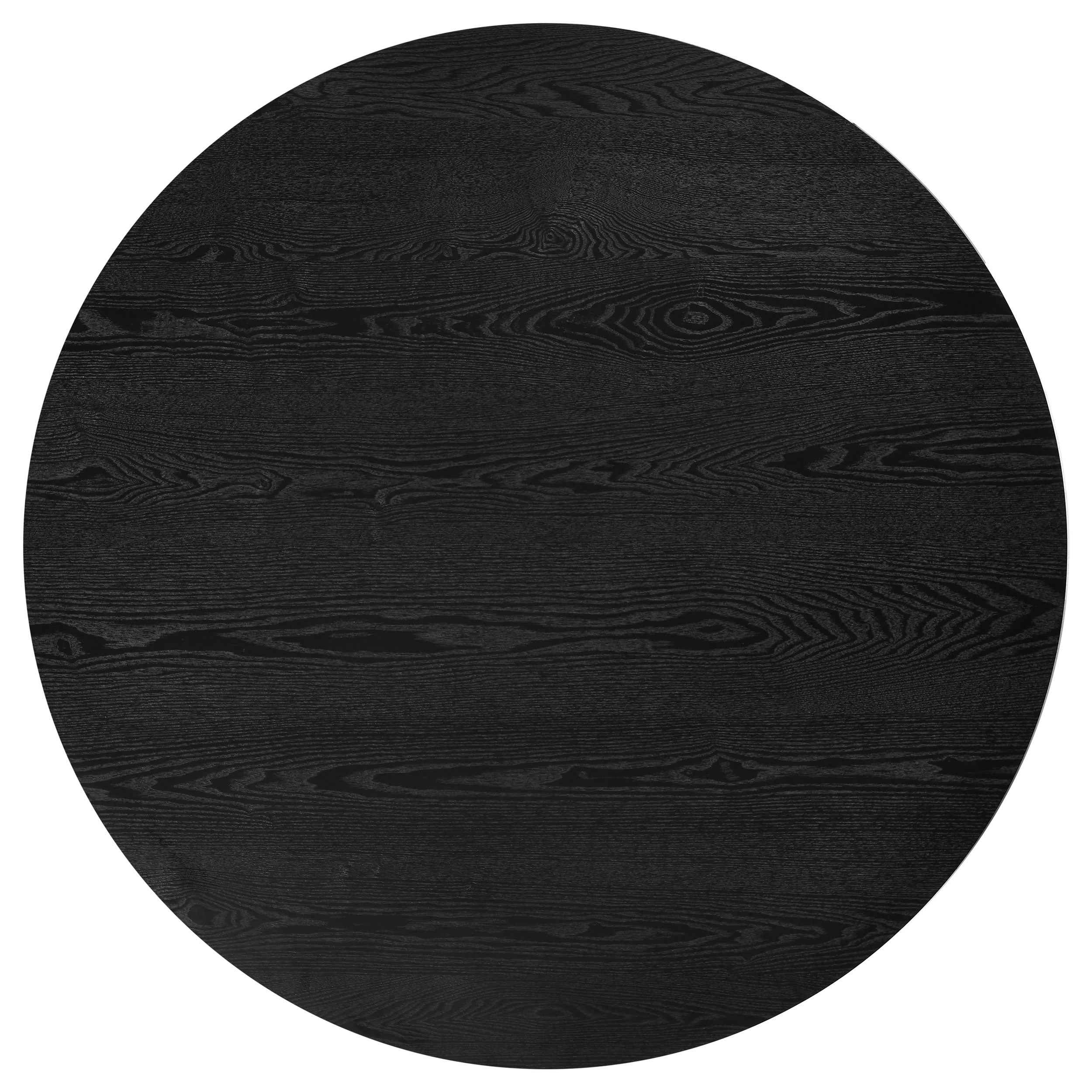 Hamlyn Cream/Black 5-piece Round Wood Dining Set - Image 3