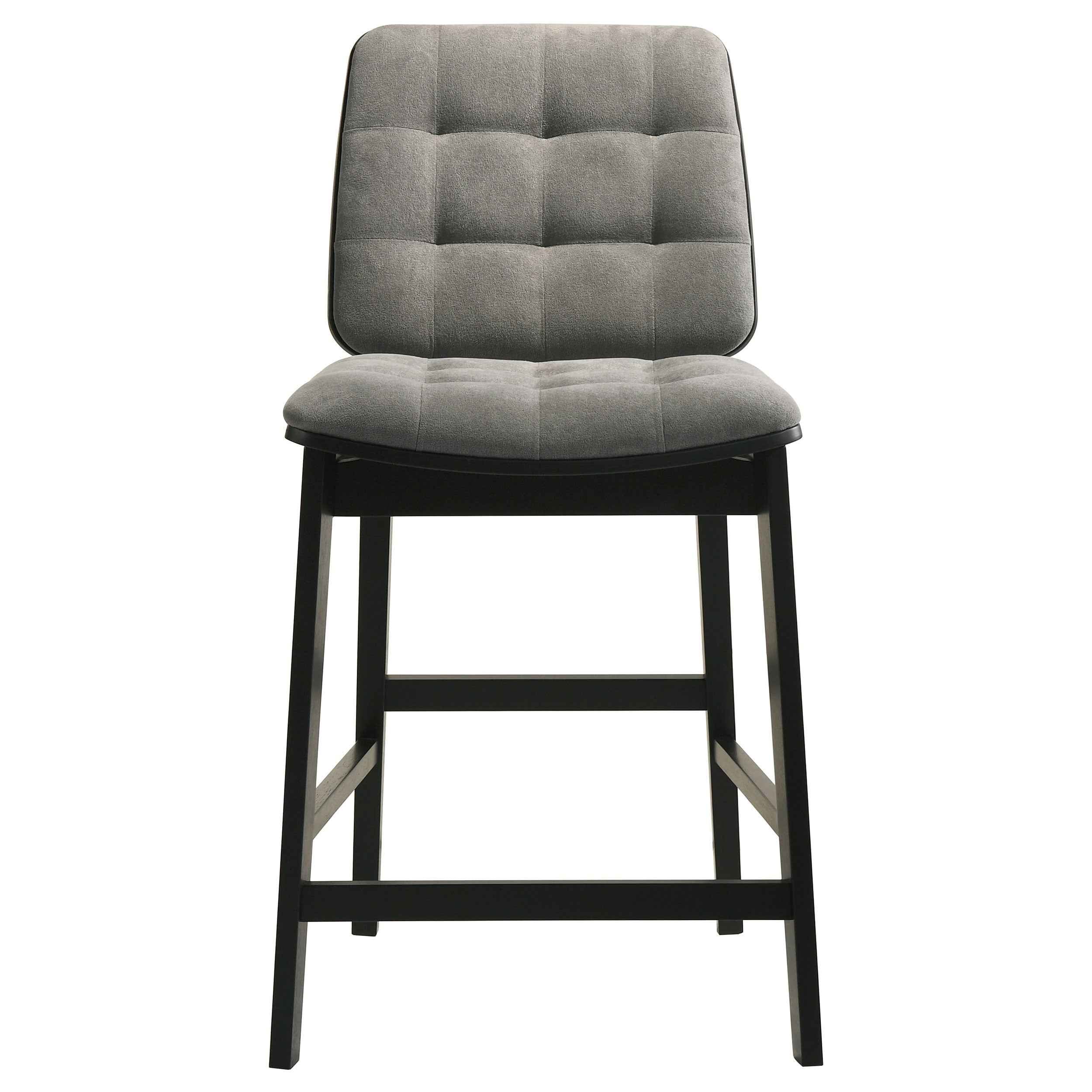 Hamlyn Grey/Black 5-piece Round Wood Counter Height Dining Set - Image 6