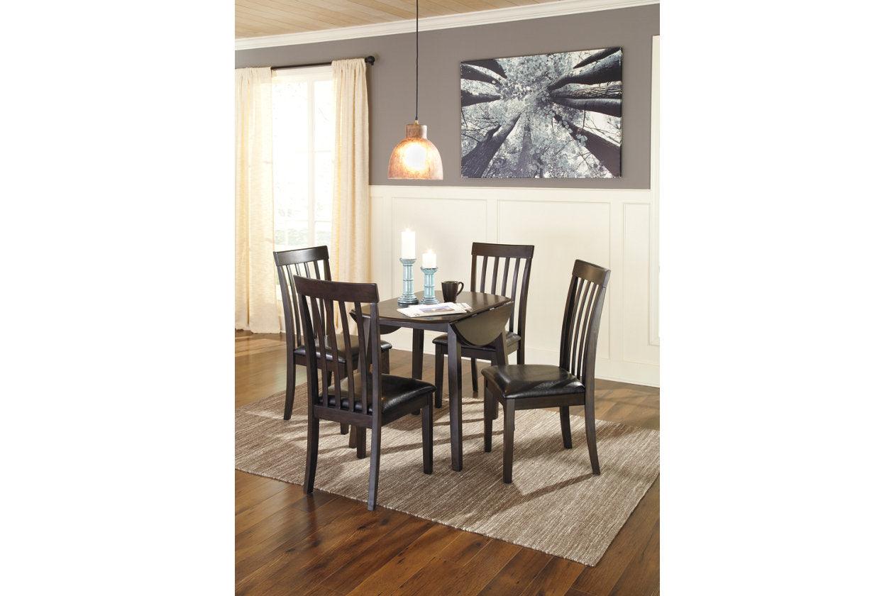 Hammis Dark Brown Dining Drop Leaf Table - Image 5