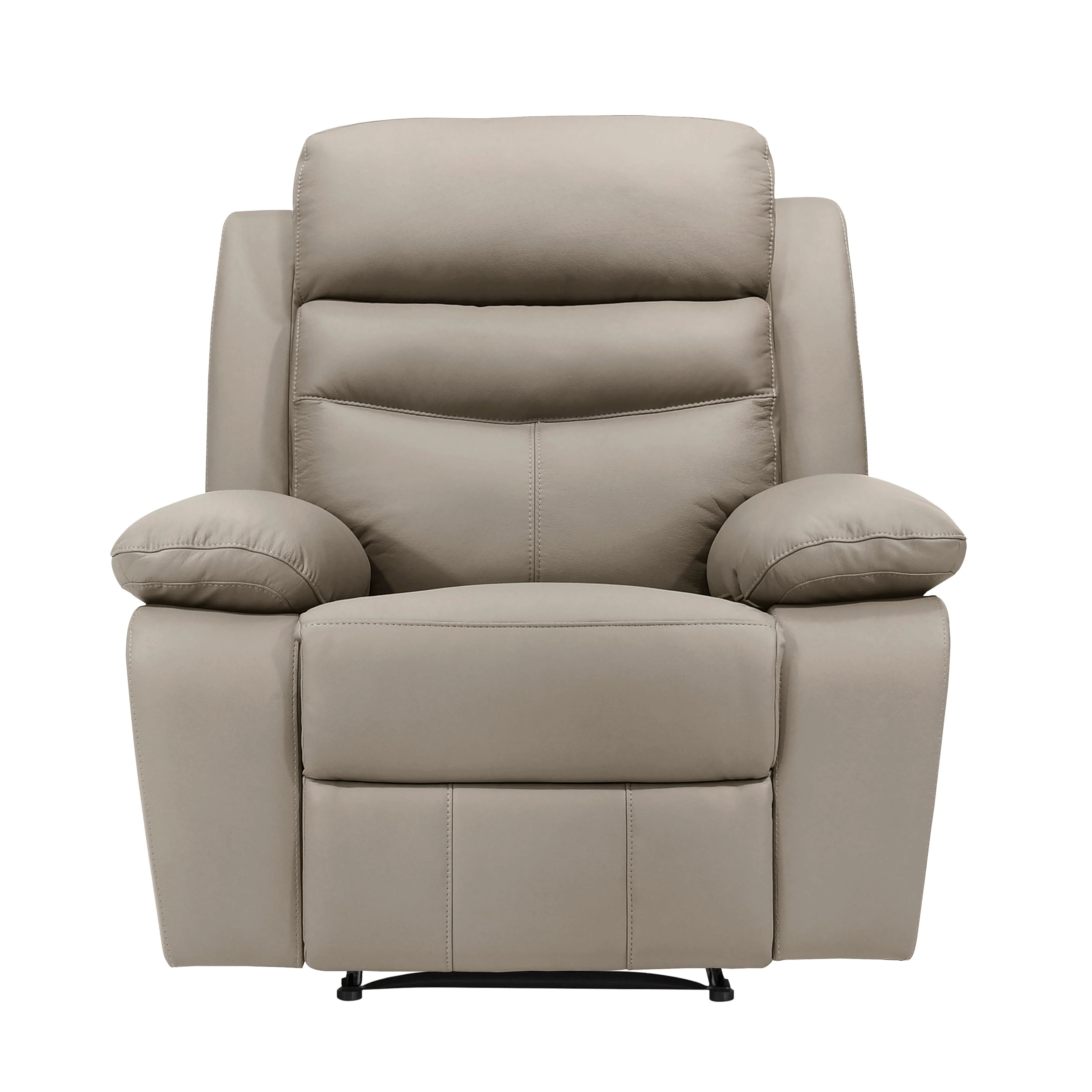 Hancock Latte Leather Reclining Chair - Image 7