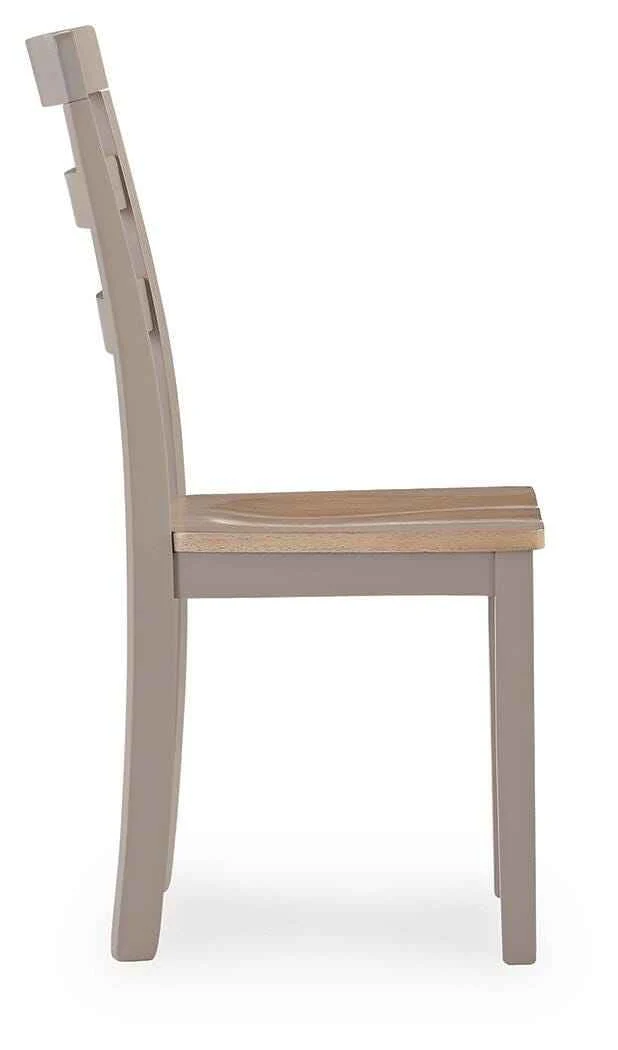Harperfeld Natural/Gray Dining Chair, Set of 2 - Image 5