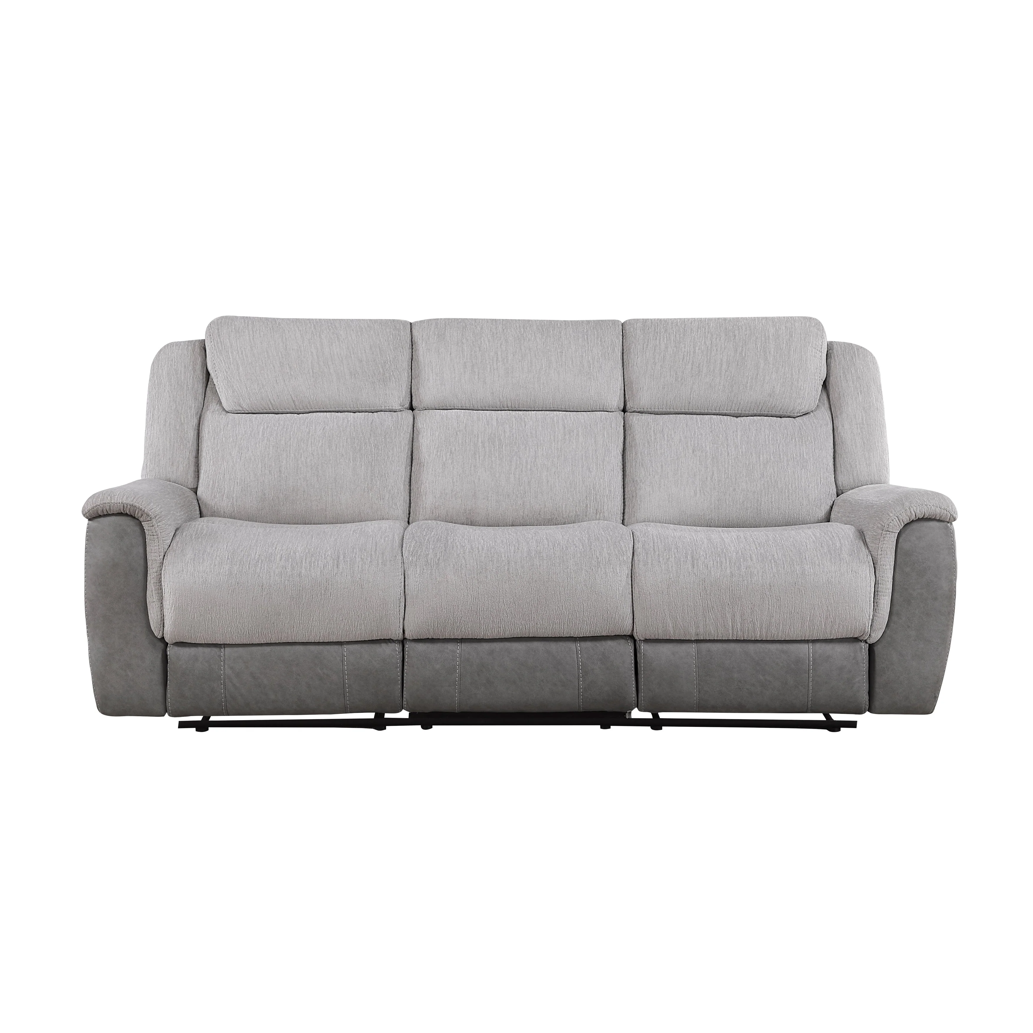 Harriette Gray Double Reclining Living Room Set - Image 3