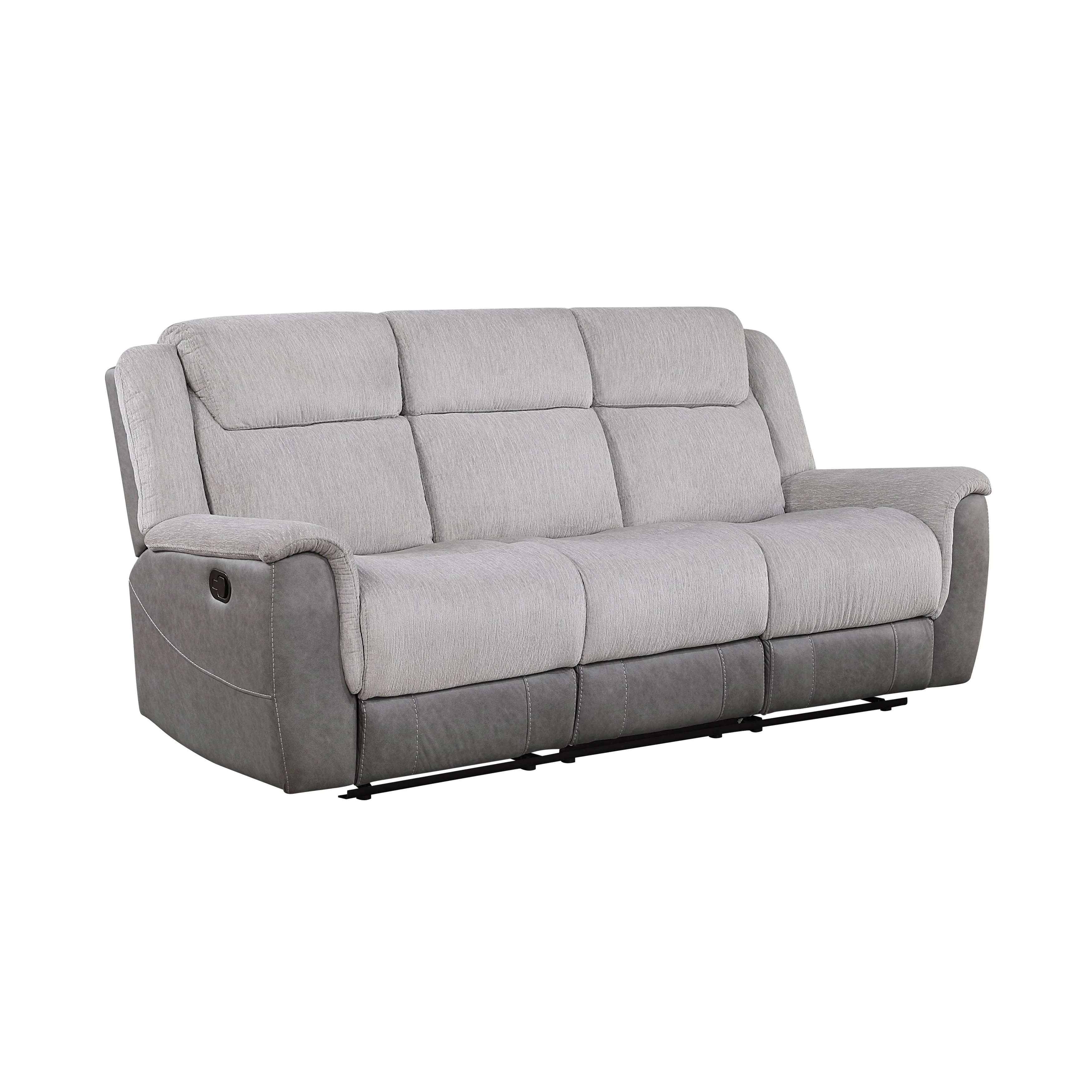 Harriette Gray Double Reclining Living Room Set - Image 4