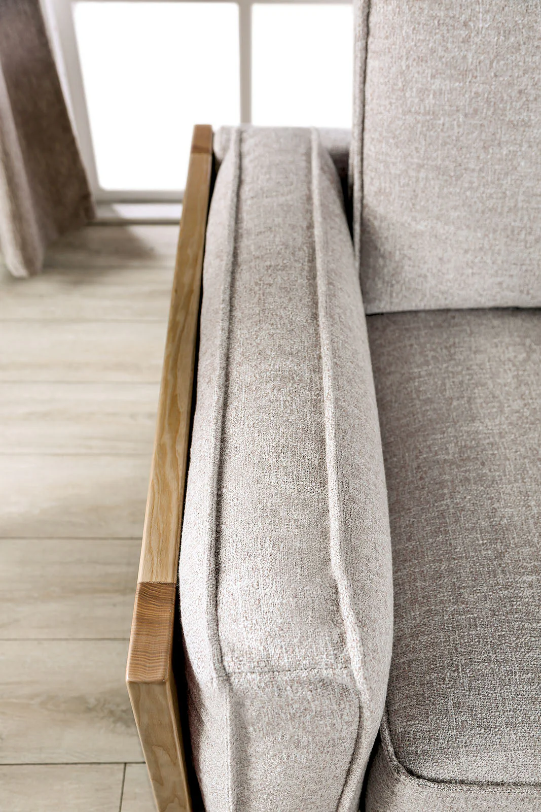 Harstad Light Brown/Natural Chair - Image 2
