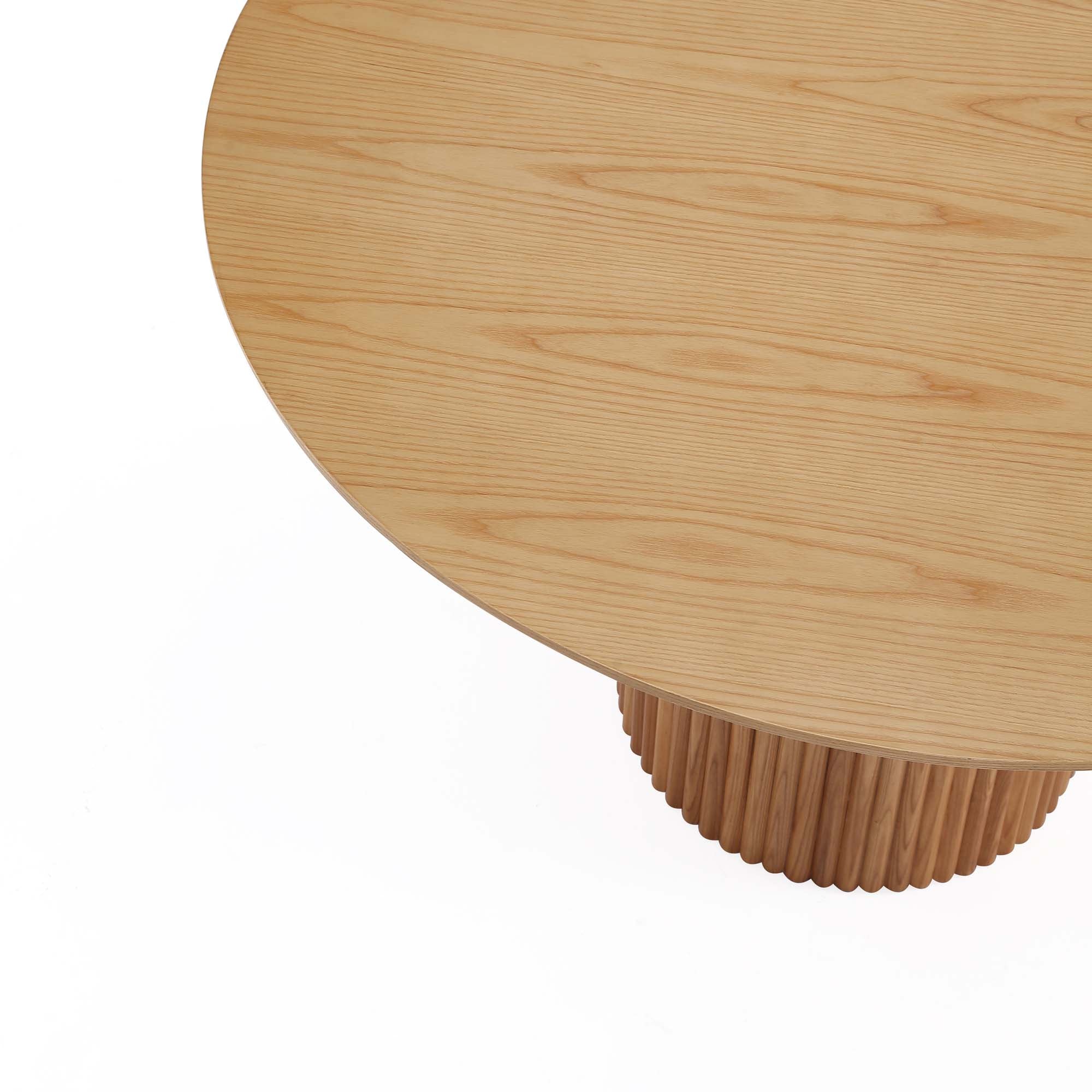 Hathaway 59.05 Round Dining Table in Nature - Image 4